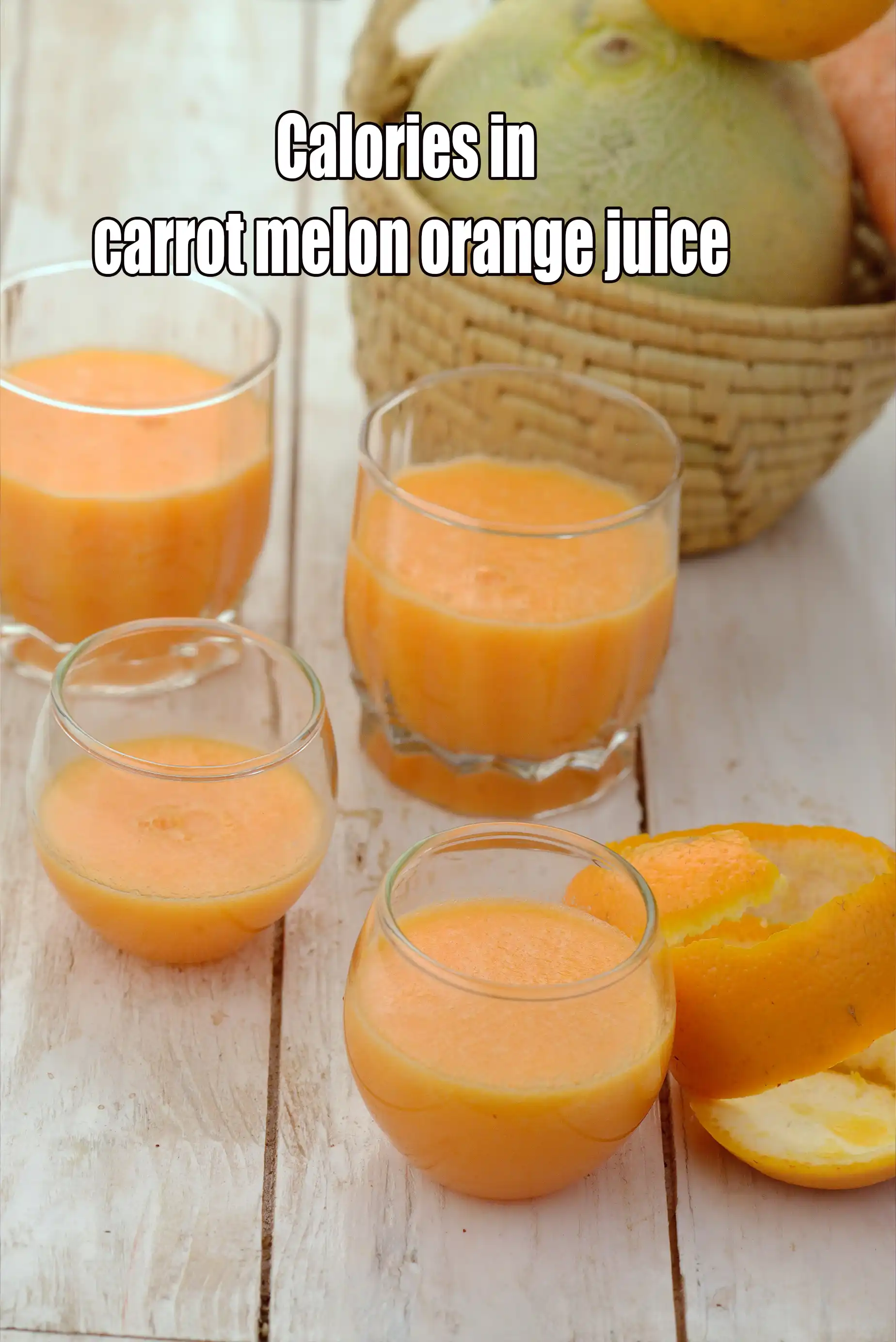 Carrot Melon Orange Juice, Kharbuja Gajar Santre ka Juice