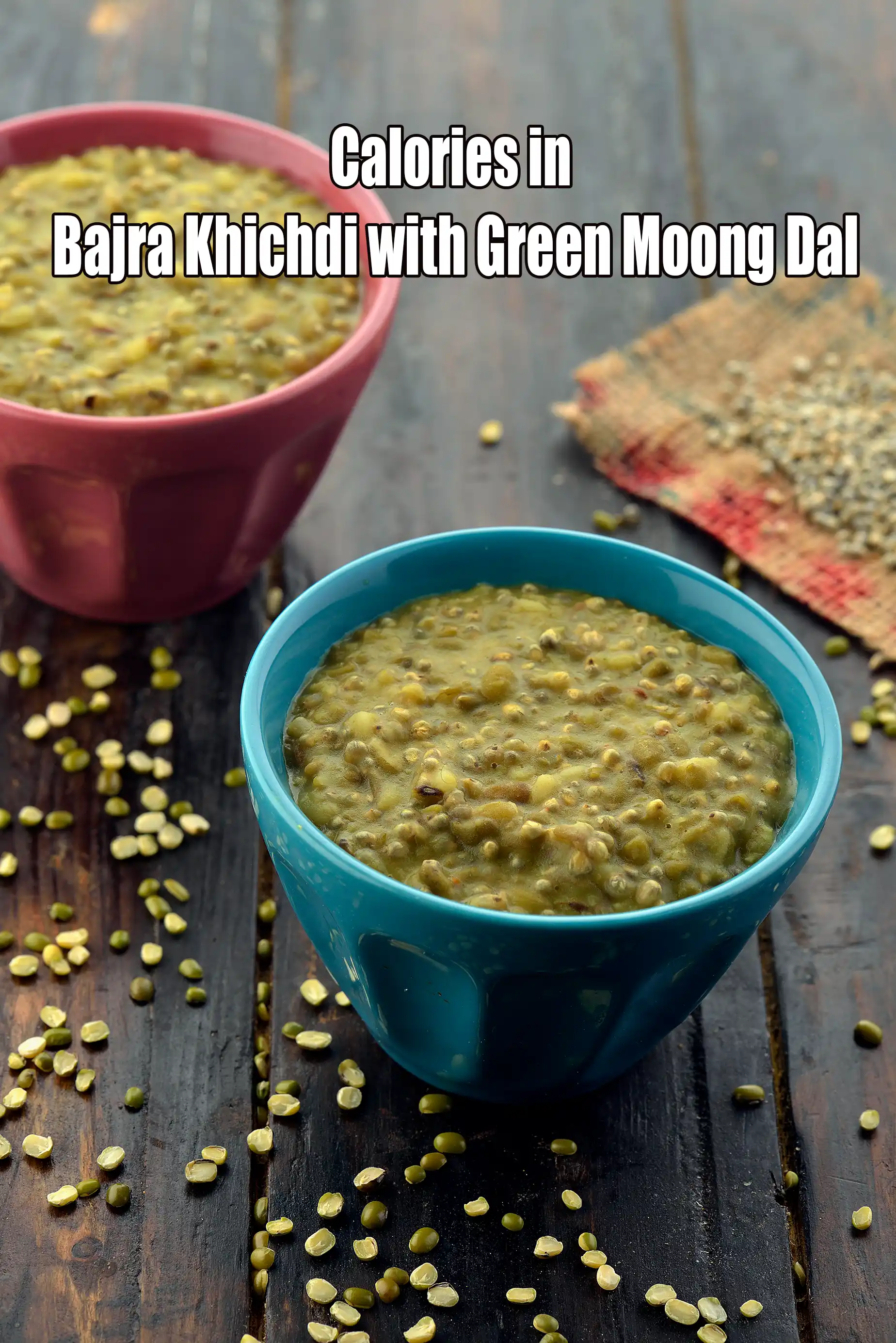 Bajra Khichdi with Green Moong Dal