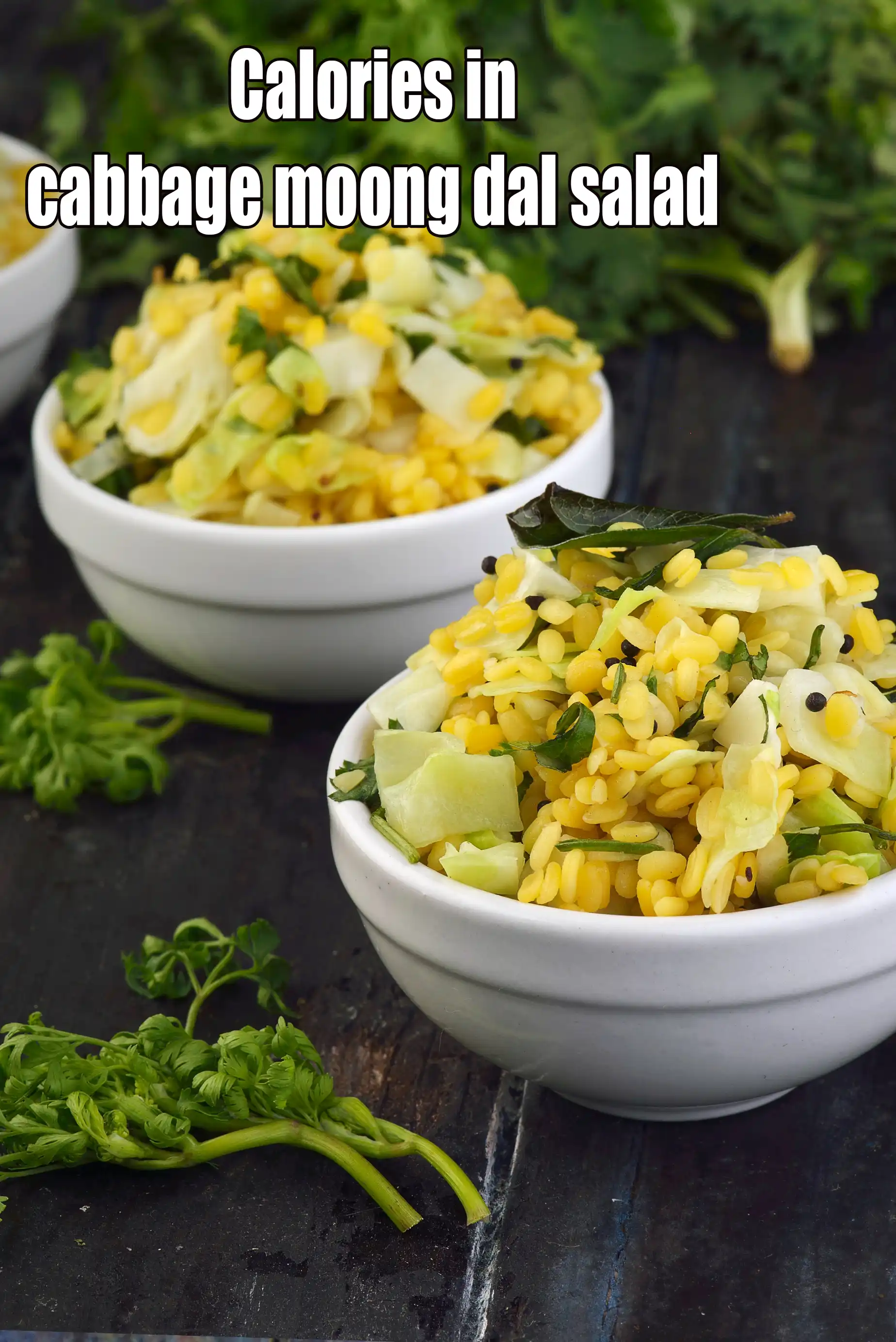 Calories in Cabbage and Moong Dal Salad
