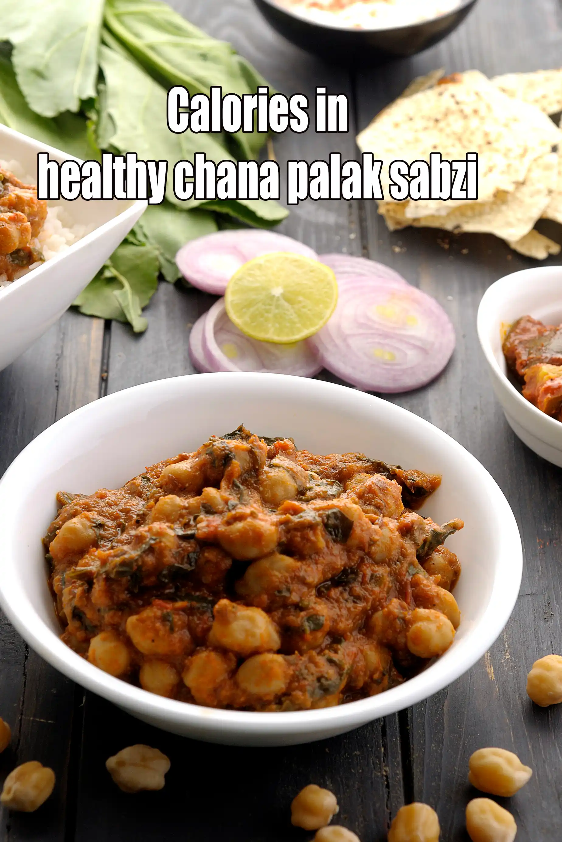 Healthy Chana Palak Sabzi Recipe