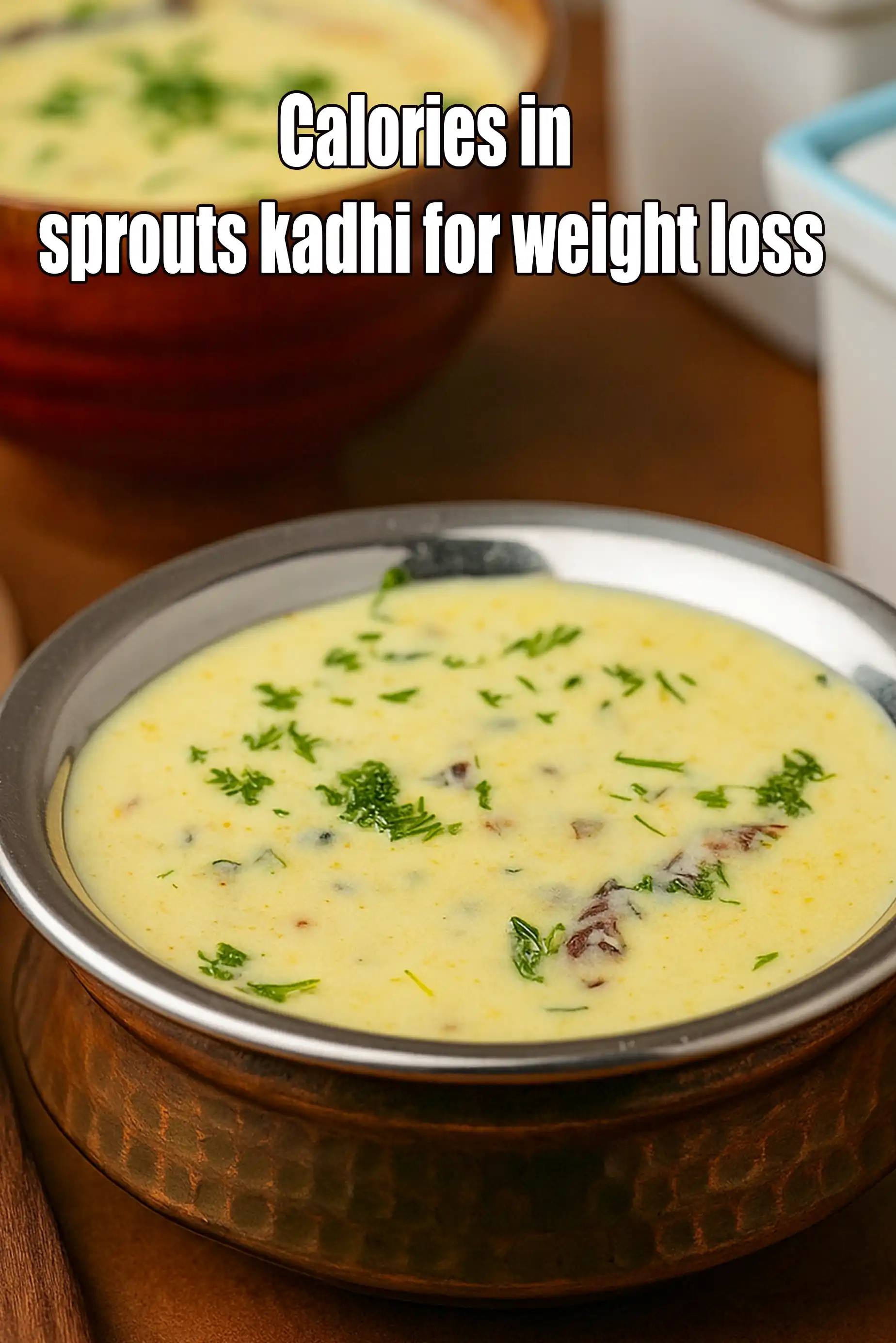 Calories in Healthy Sprouts Kadhi for Weight Loss