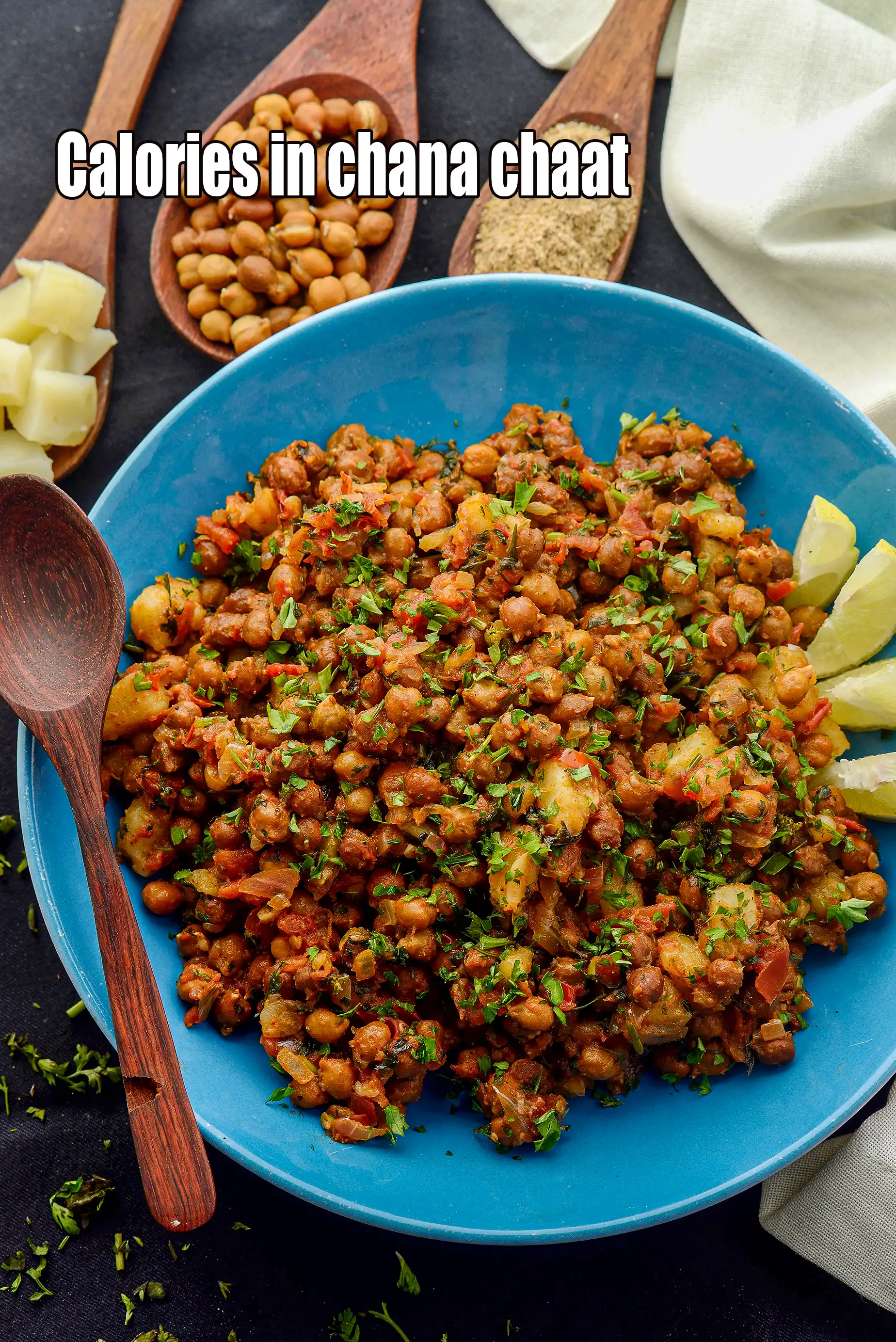 Calories in Chana Chaat, Kala Chana Chaat Recipe