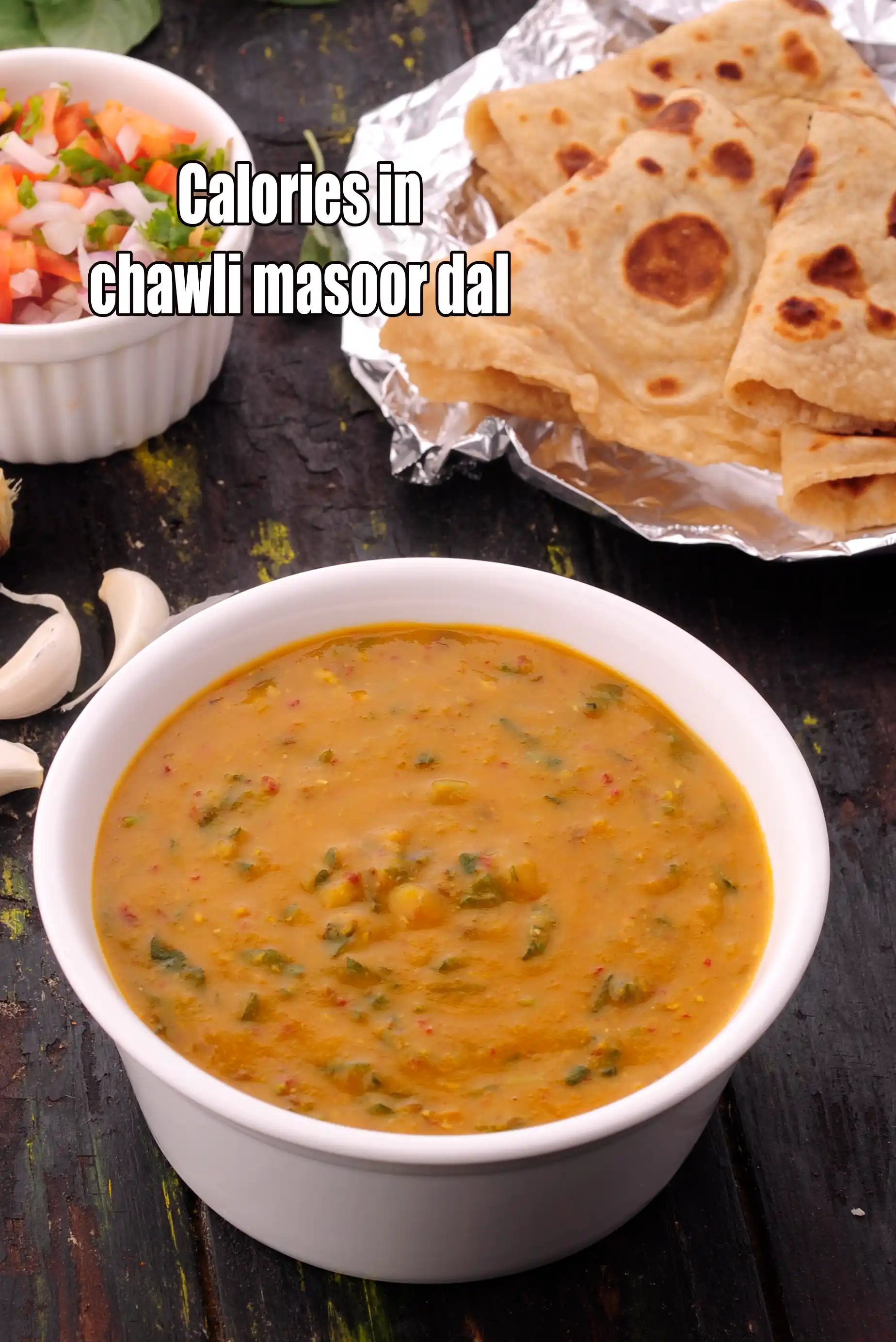 Healthy Chawli Masoor Dal, Indian Chaulai Dal