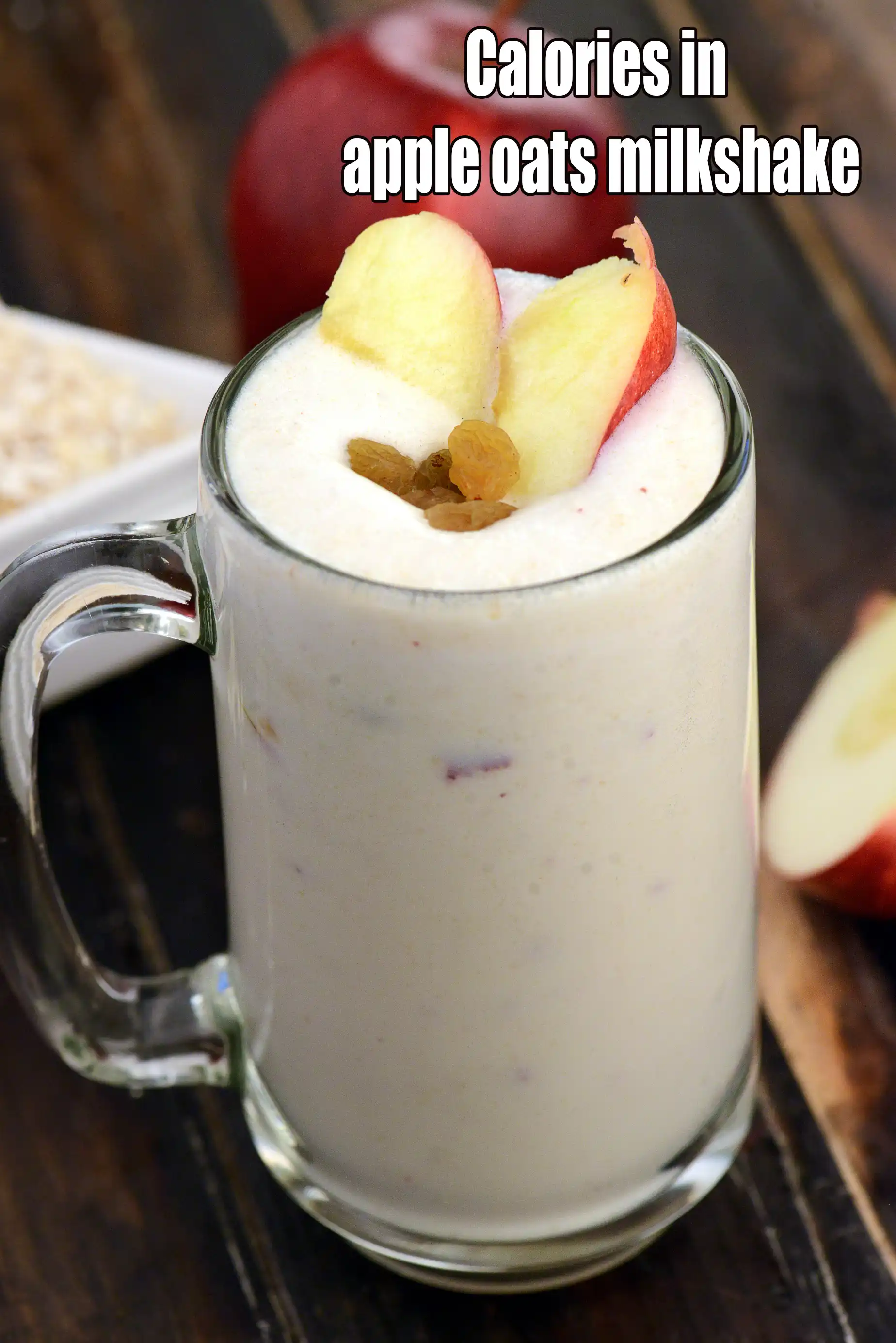 Calories in Apple and Oats Milkshake