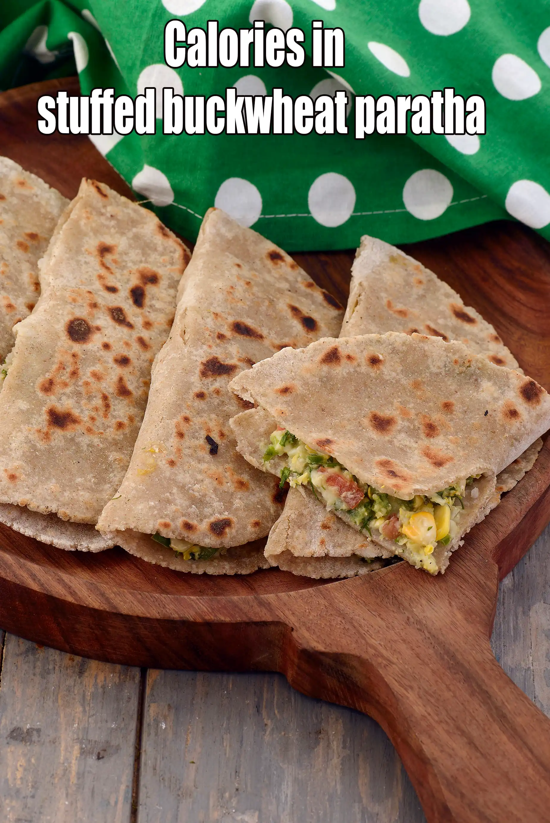 Stuffed Buckwheat Paratha (  Gluten Free Recipe )