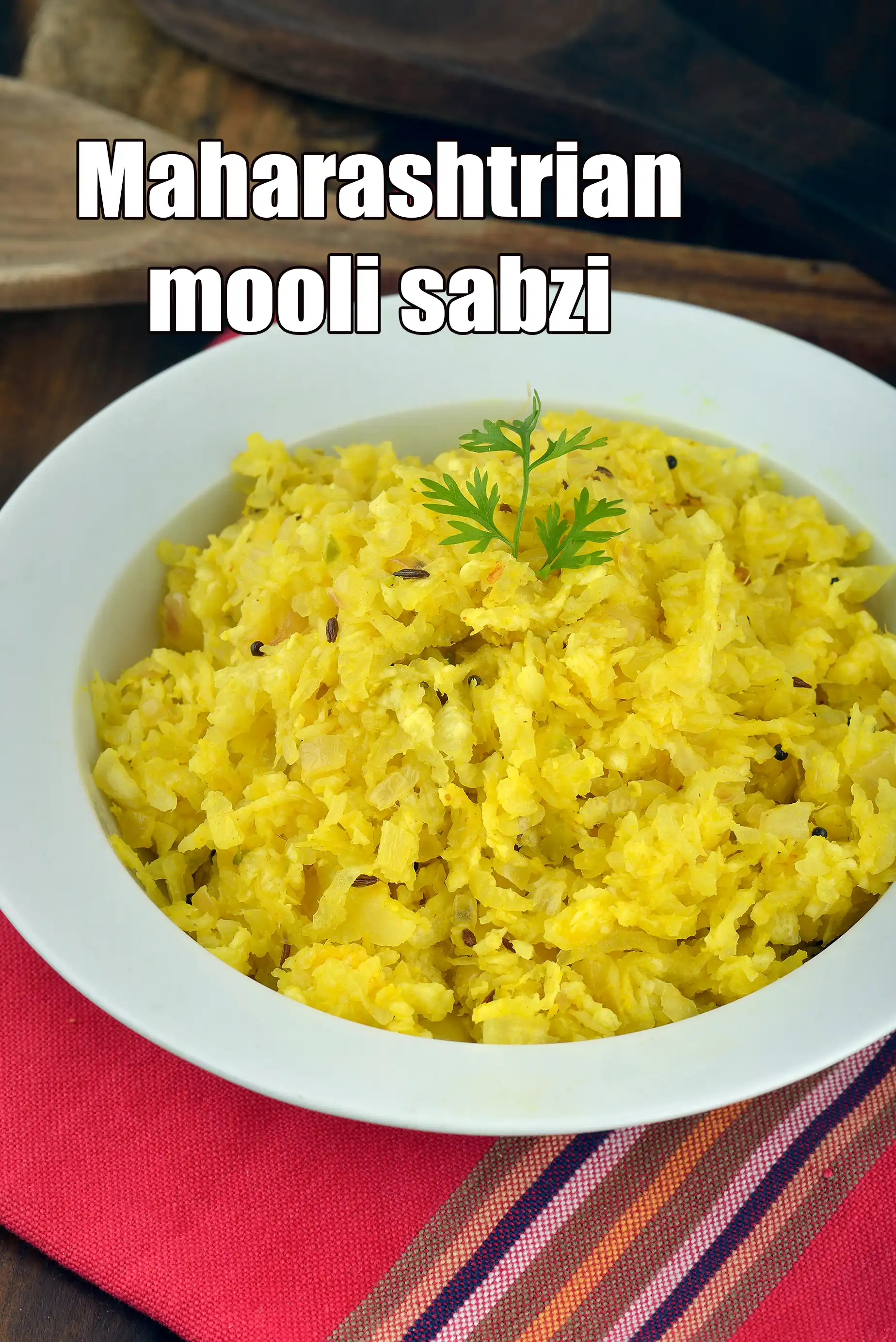 Calories in Maharashtrian Mooli Sabzi, Mulyachi Bhaji