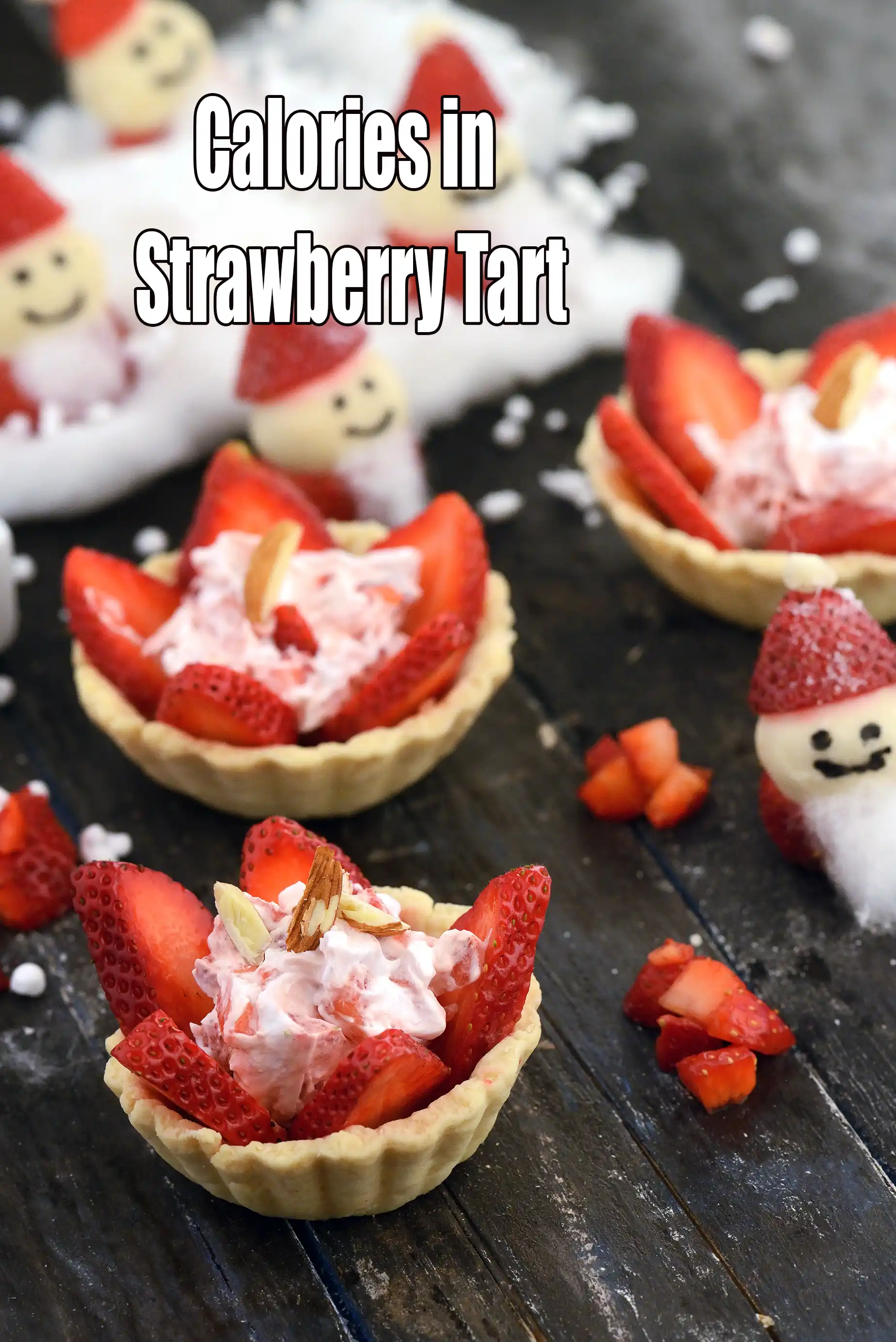 Strawberry Tart ( Eggless Desserts Recipe)