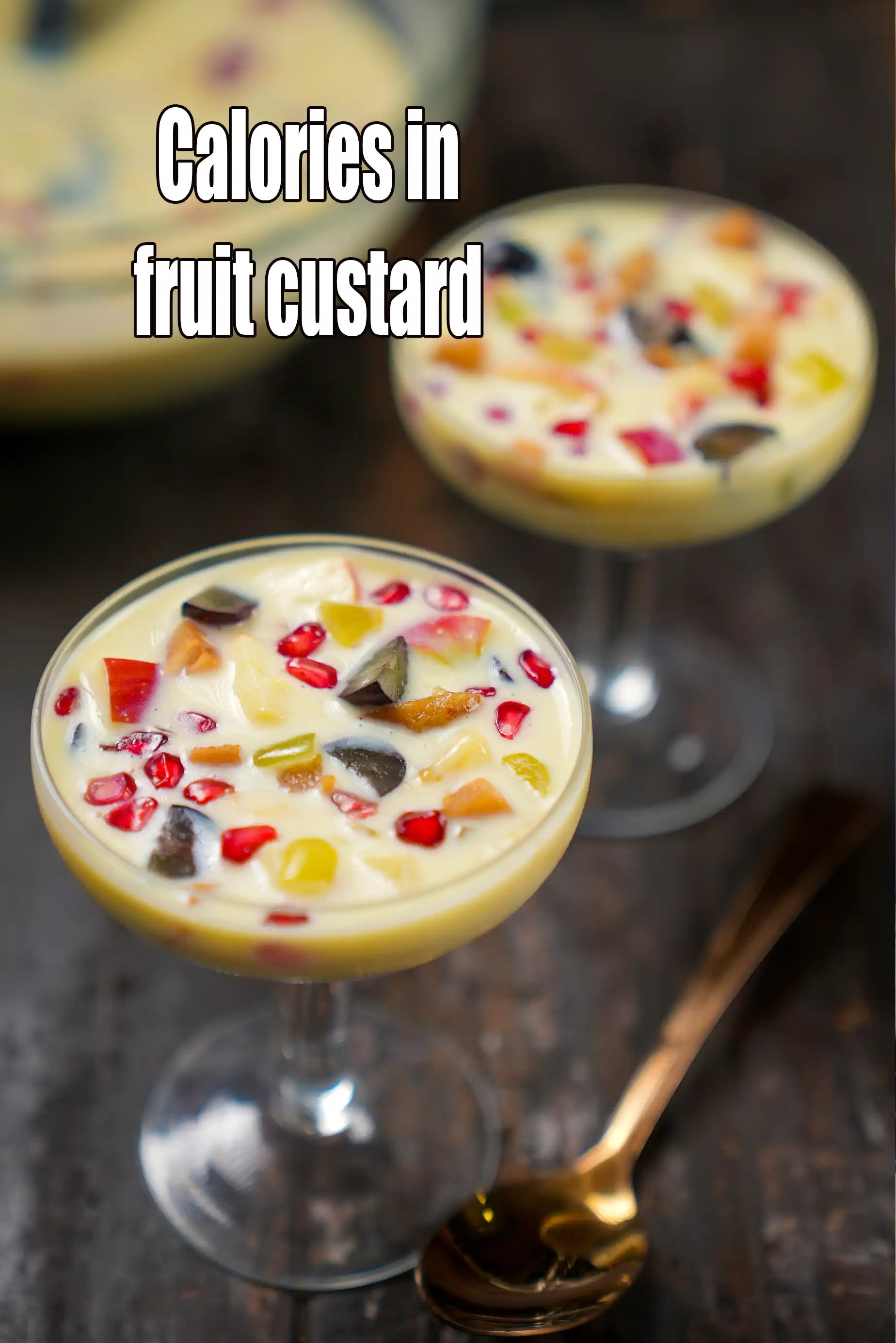 Calories in Fruit Custard, Mixed Fruit Custard