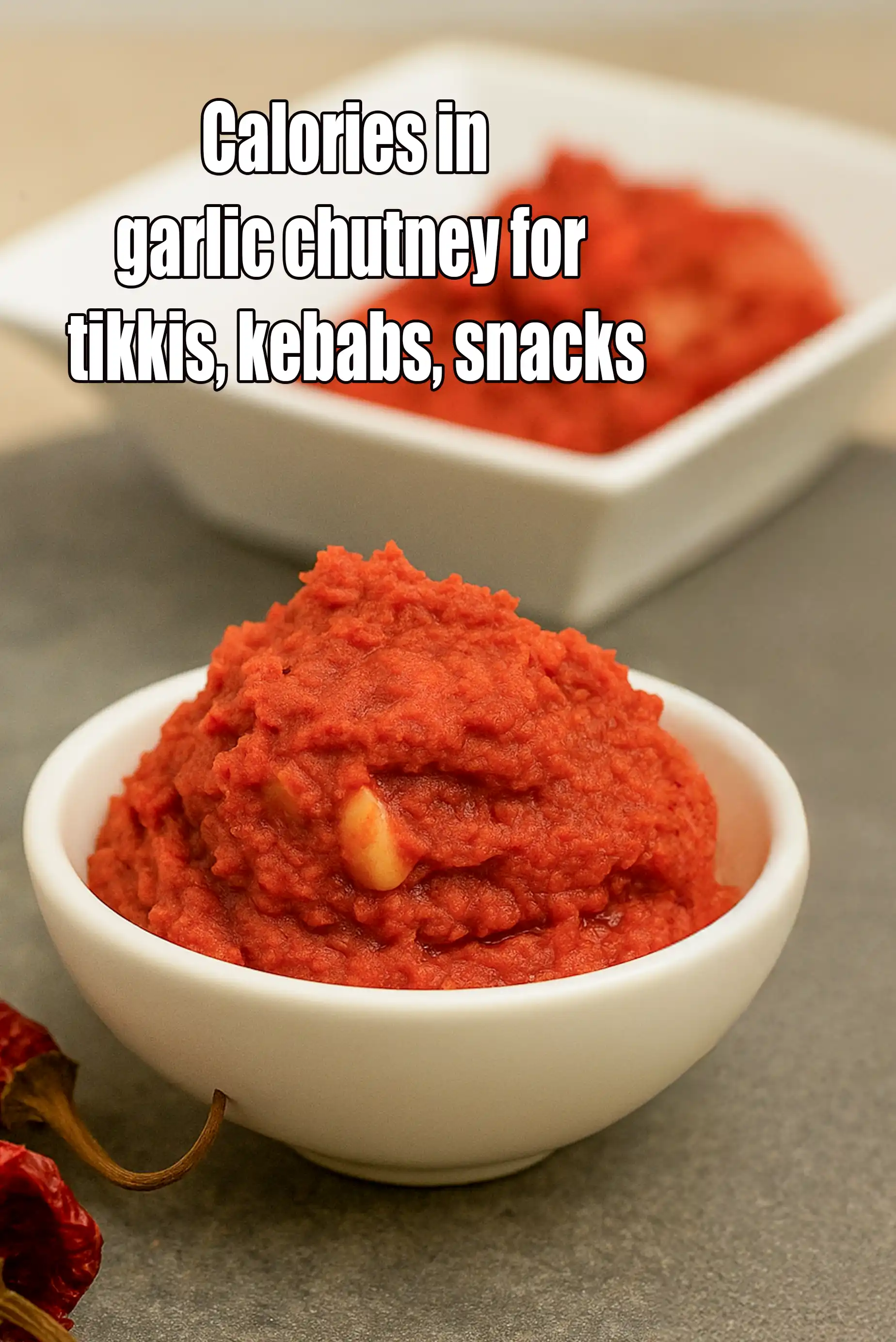 Calories in Garlic Chutney ( Kebabs and Tikkis Recipies)