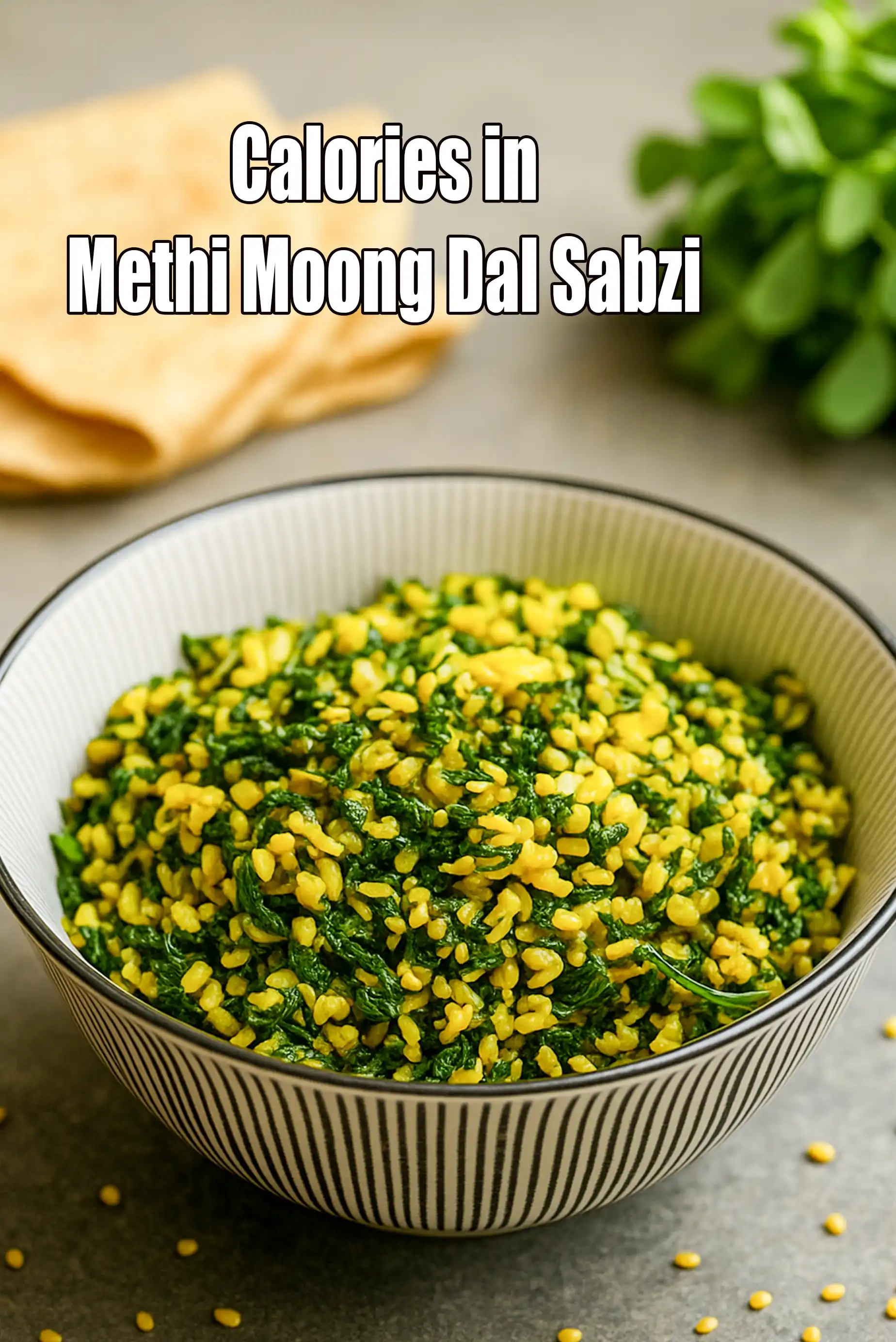Moong Dal Methi Sabzi