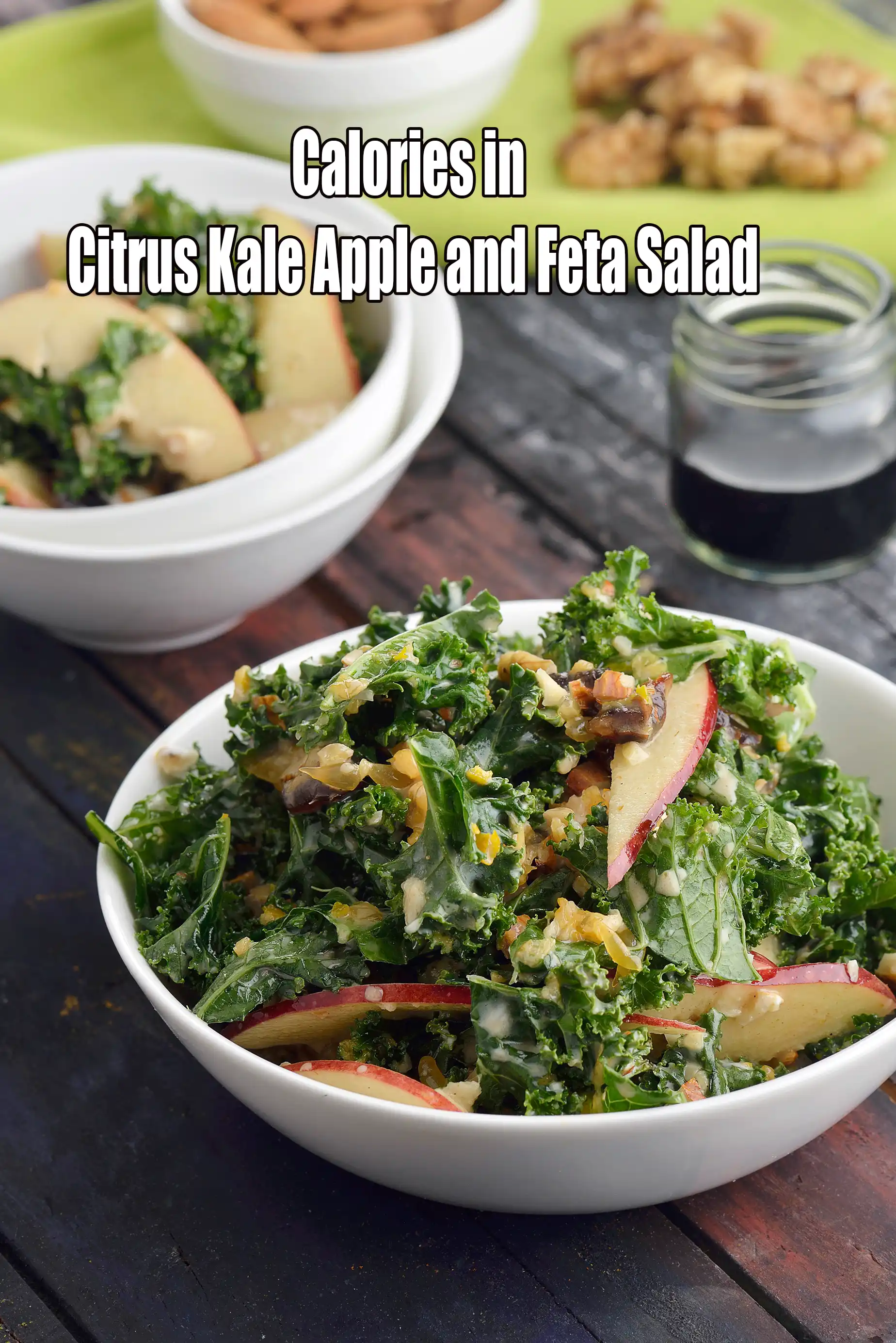 Calories in Citrus Kale Apple and Feta Salad