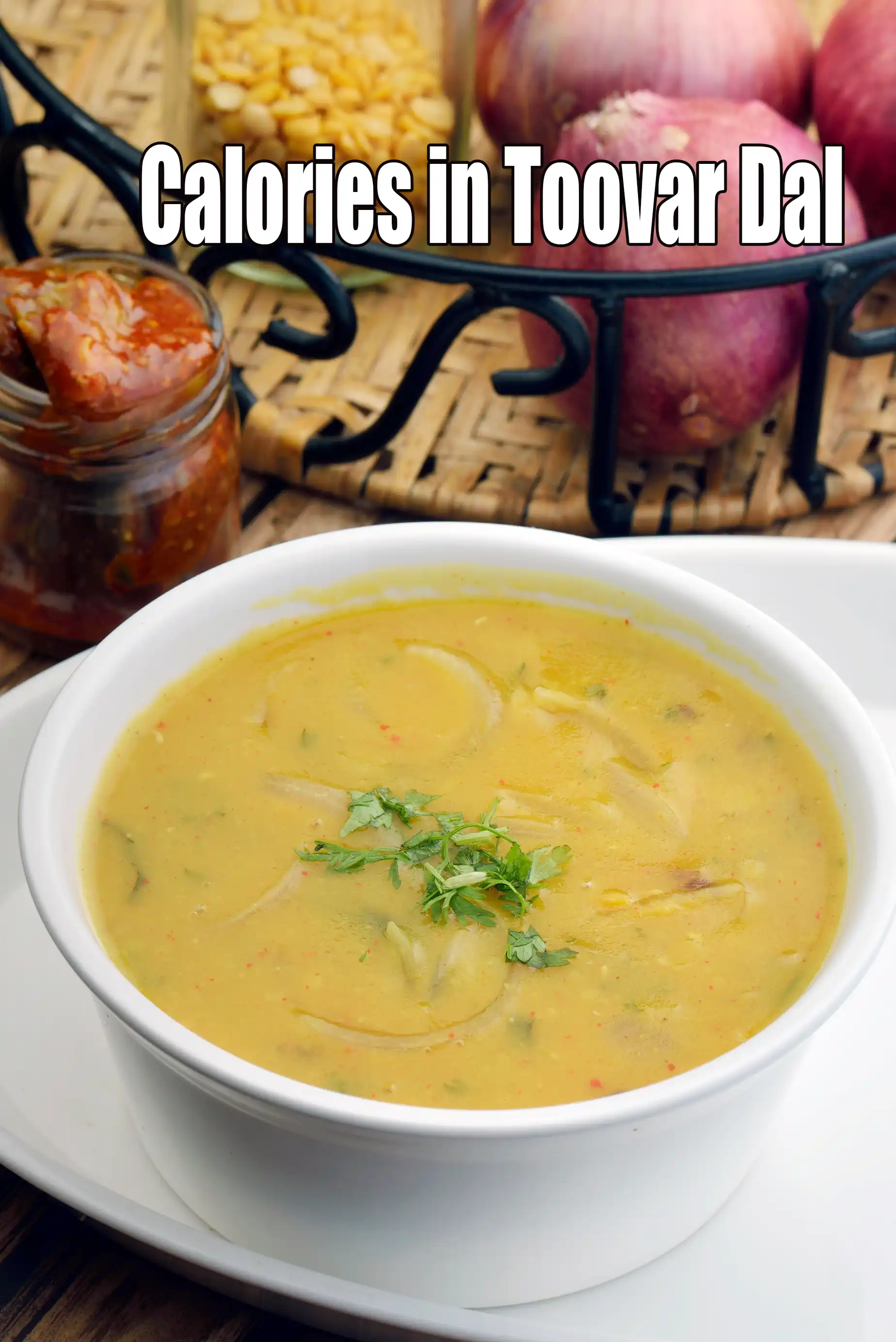 Calories in Toovar Dal, Toovar Dal with Onions