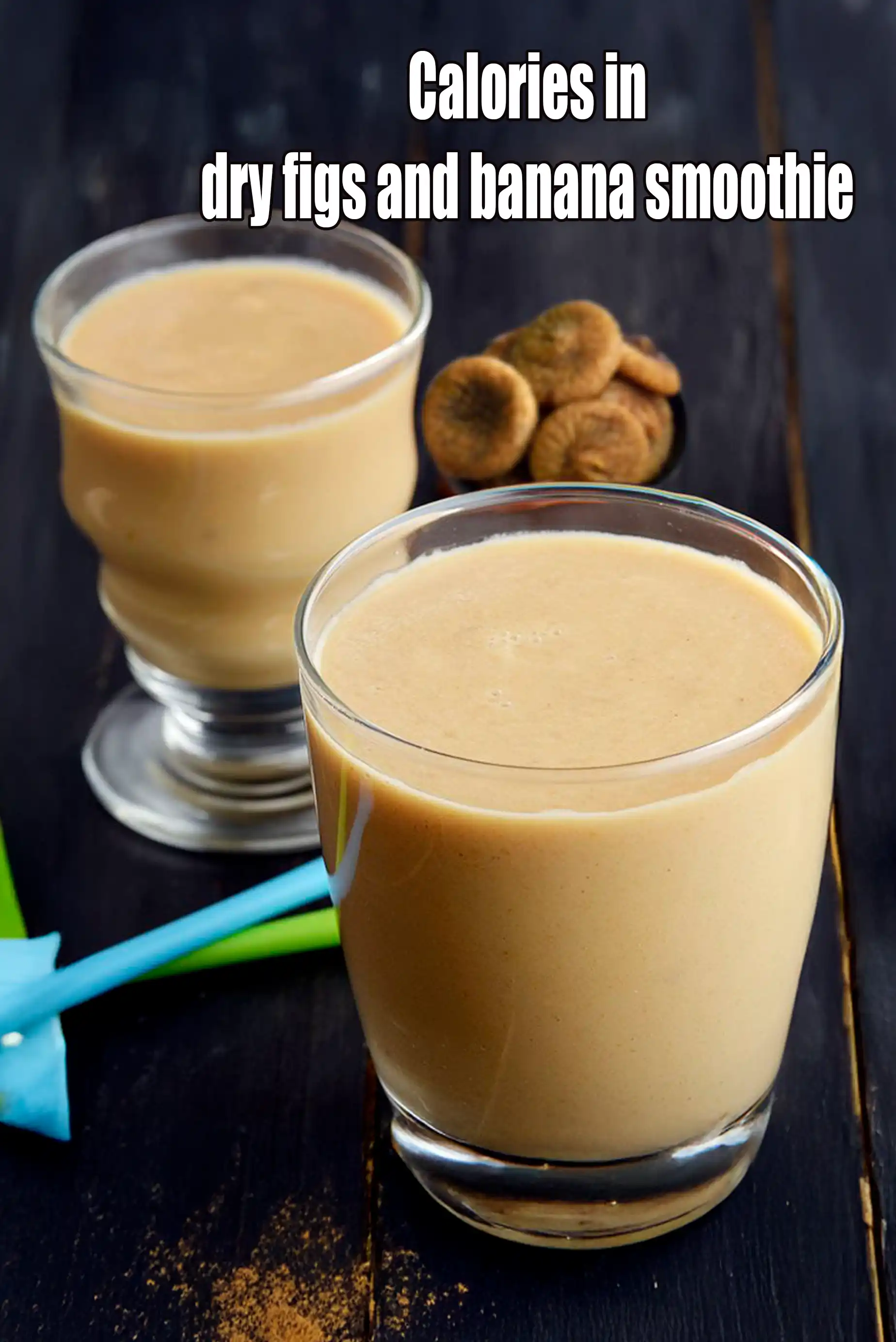 Dry Figs and Banana Smoothie, Dried Fig Smoothie
