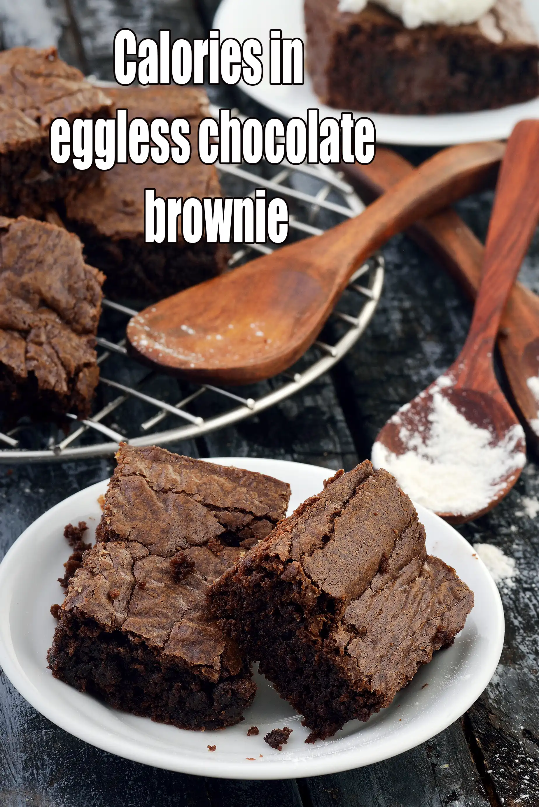 Chocolate Brownie in An Oven, Eggless Chocolate Brownie