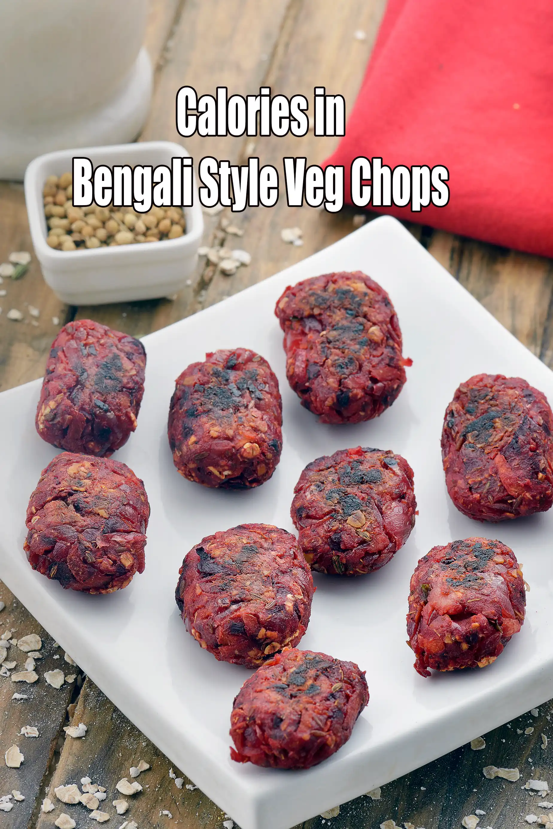 Bengali Style Veg Chops, Healthy Low Salt Snack