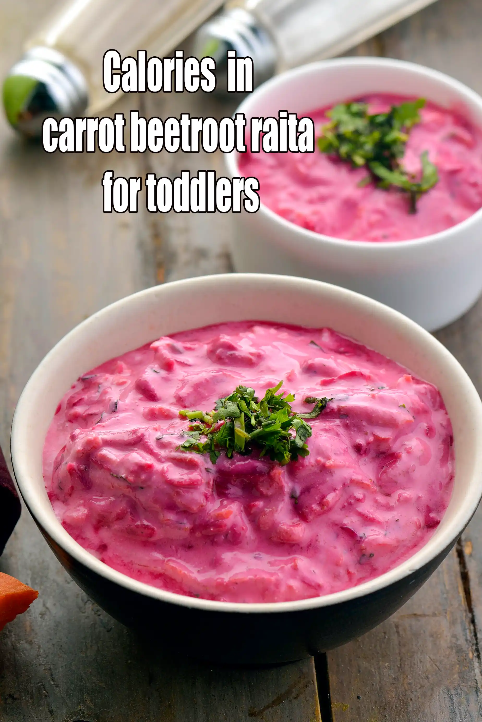 Calories in Carrot Beetroot Raita for Toddlers