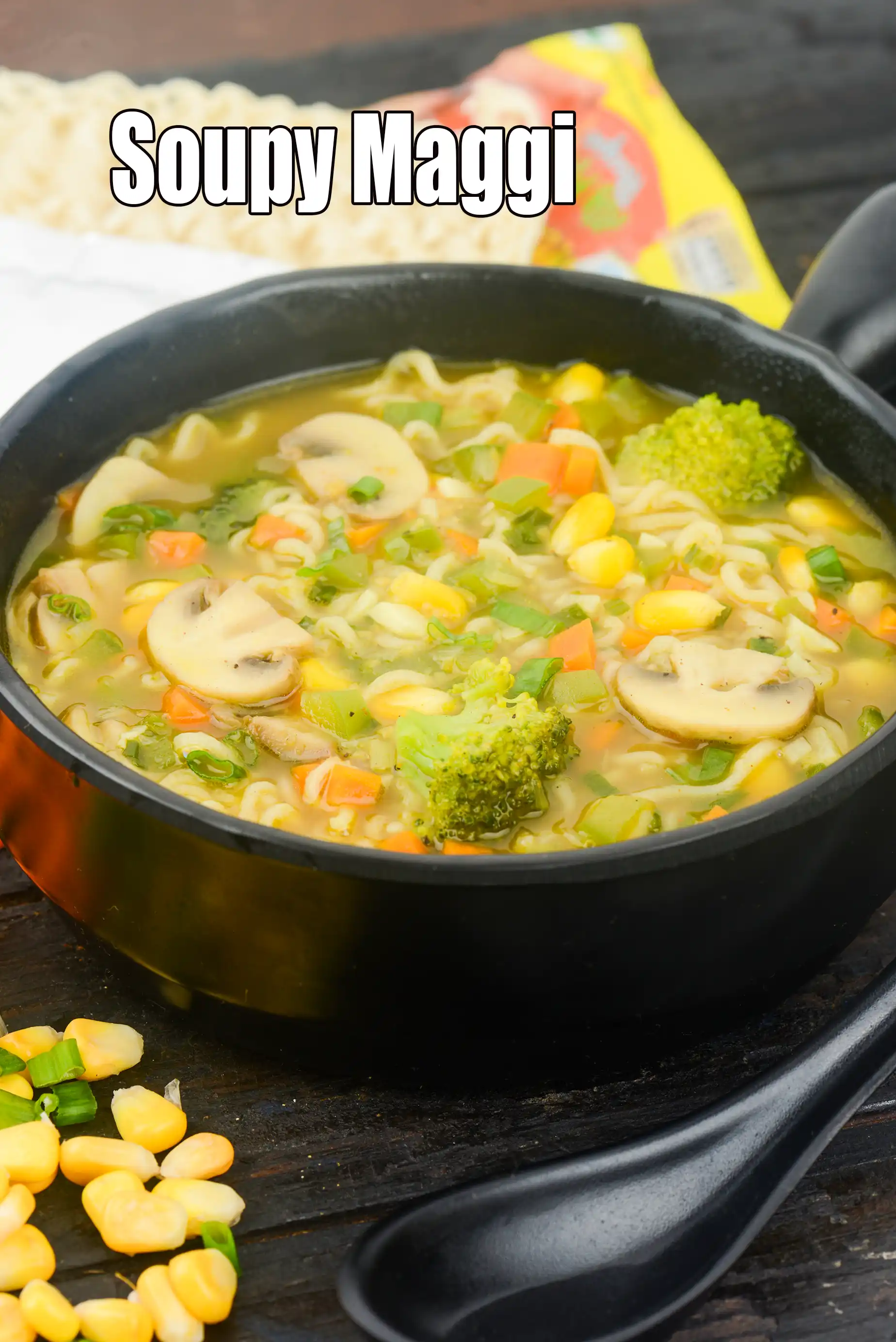 Calories in Soupy Maggi Noodles, Maggi Soup