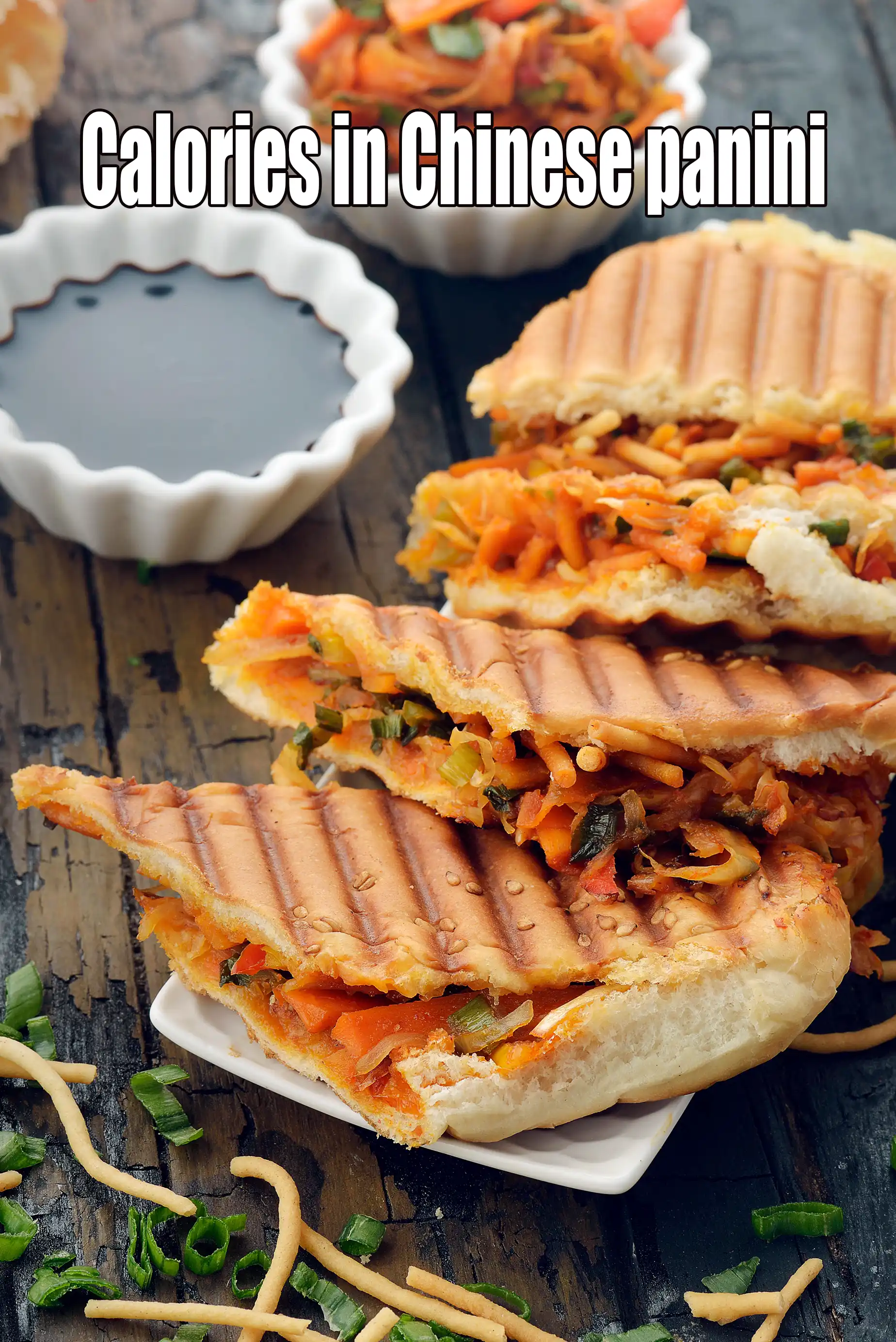 Calories in Chinese Panini, Indian Veg Grilled Panini