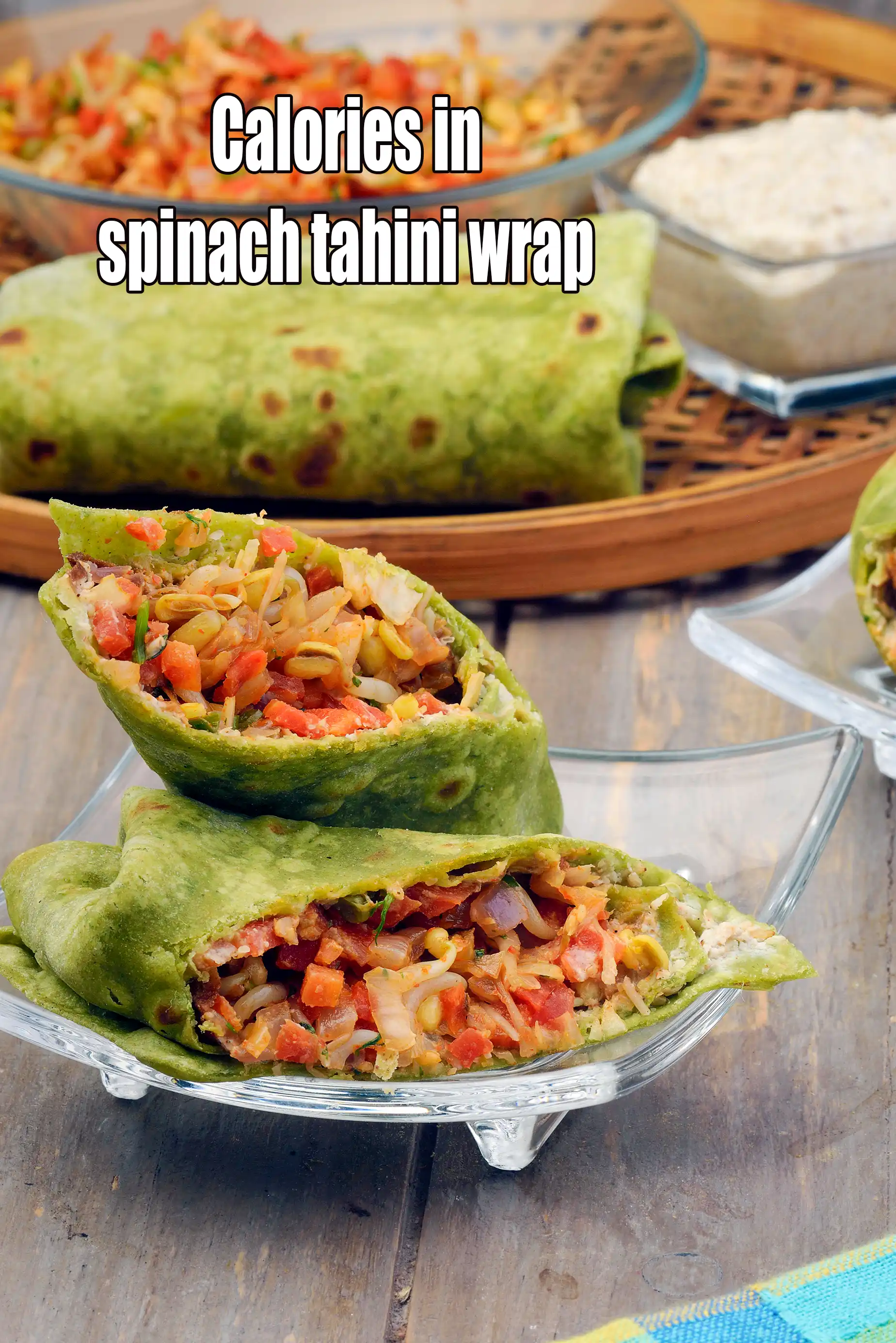 Calories in Spinach Tahini Wraps ( Nutritious Recipe for Pregnancy)