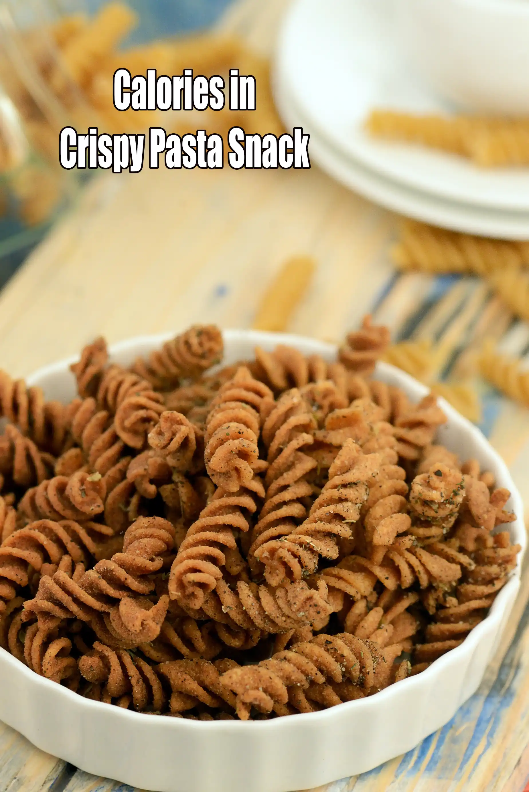 Crispy Pasta Snack ( Tiffin Treats)