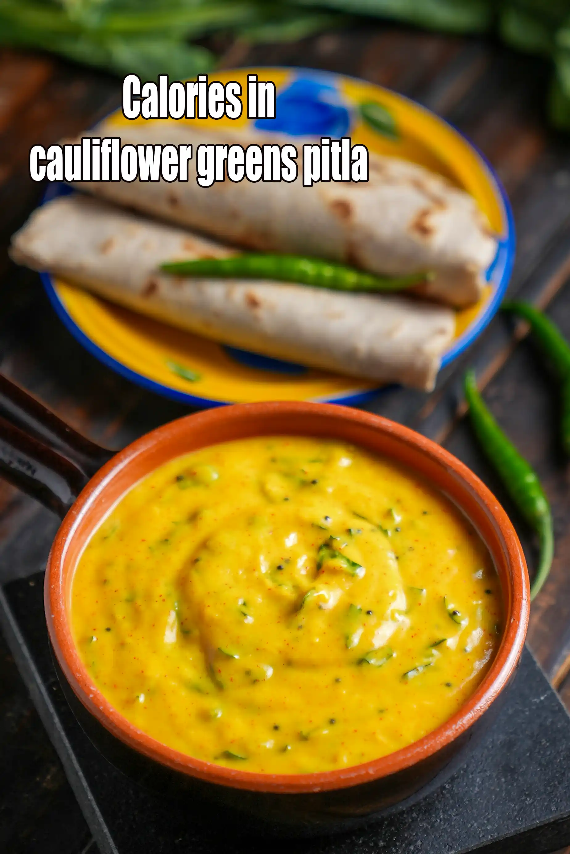 Calories in Cauliflower Greens Pitla