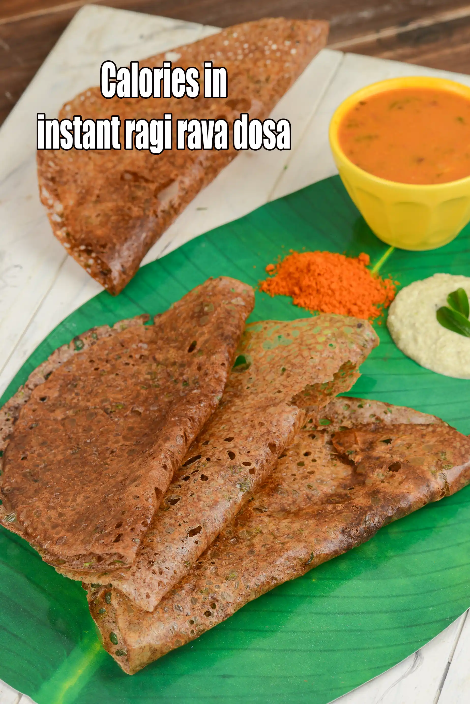 Calories in Instant Ragi Rava Dosa