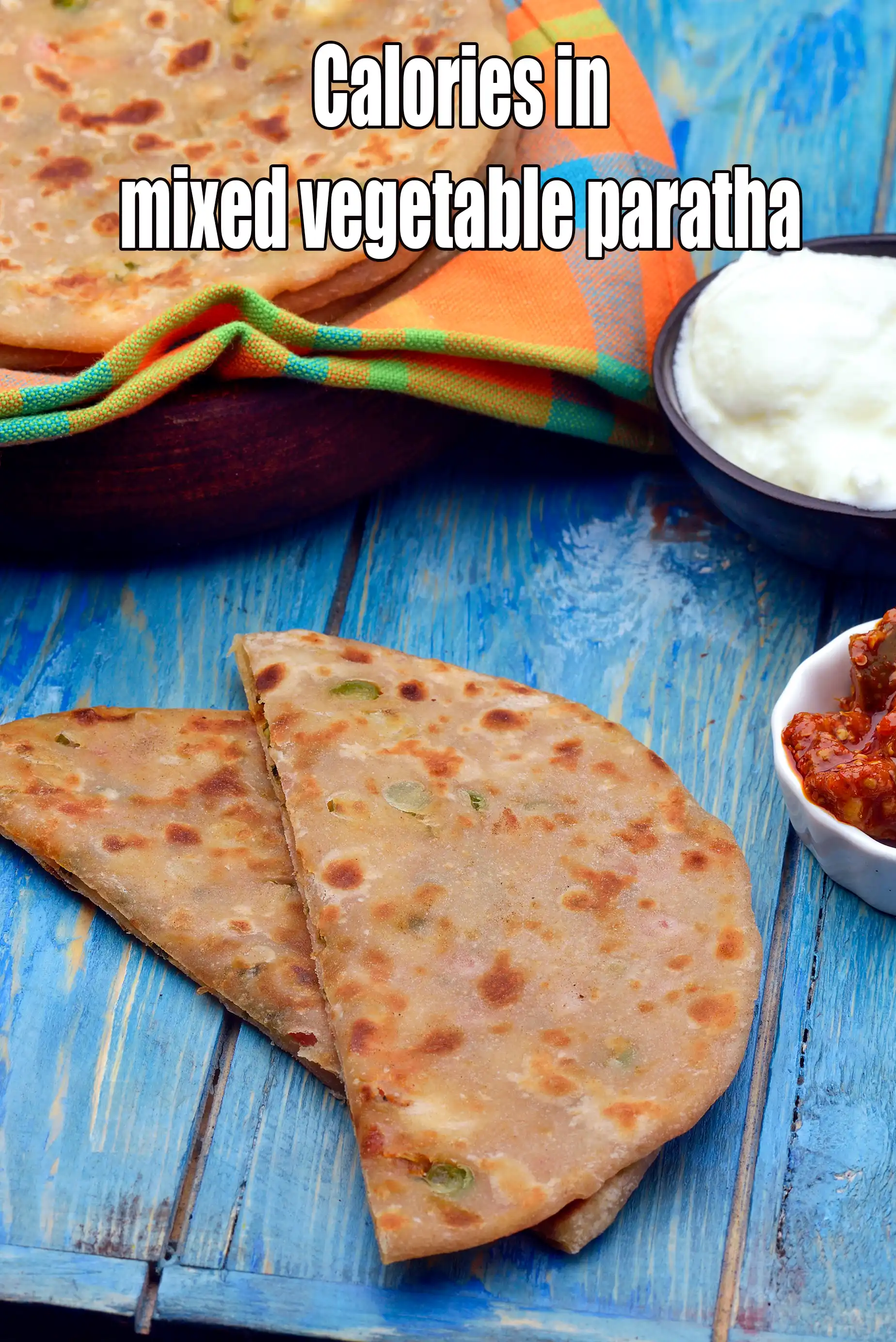 Vegetable Paratha, Mixed Vegetable Paratha
