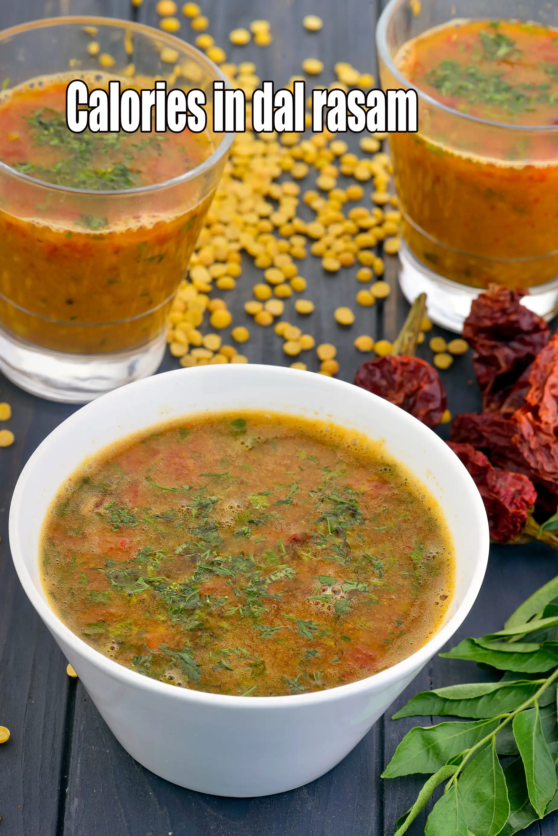 Calories in Dal Rasam, South Indian Toovar Dal Rasam