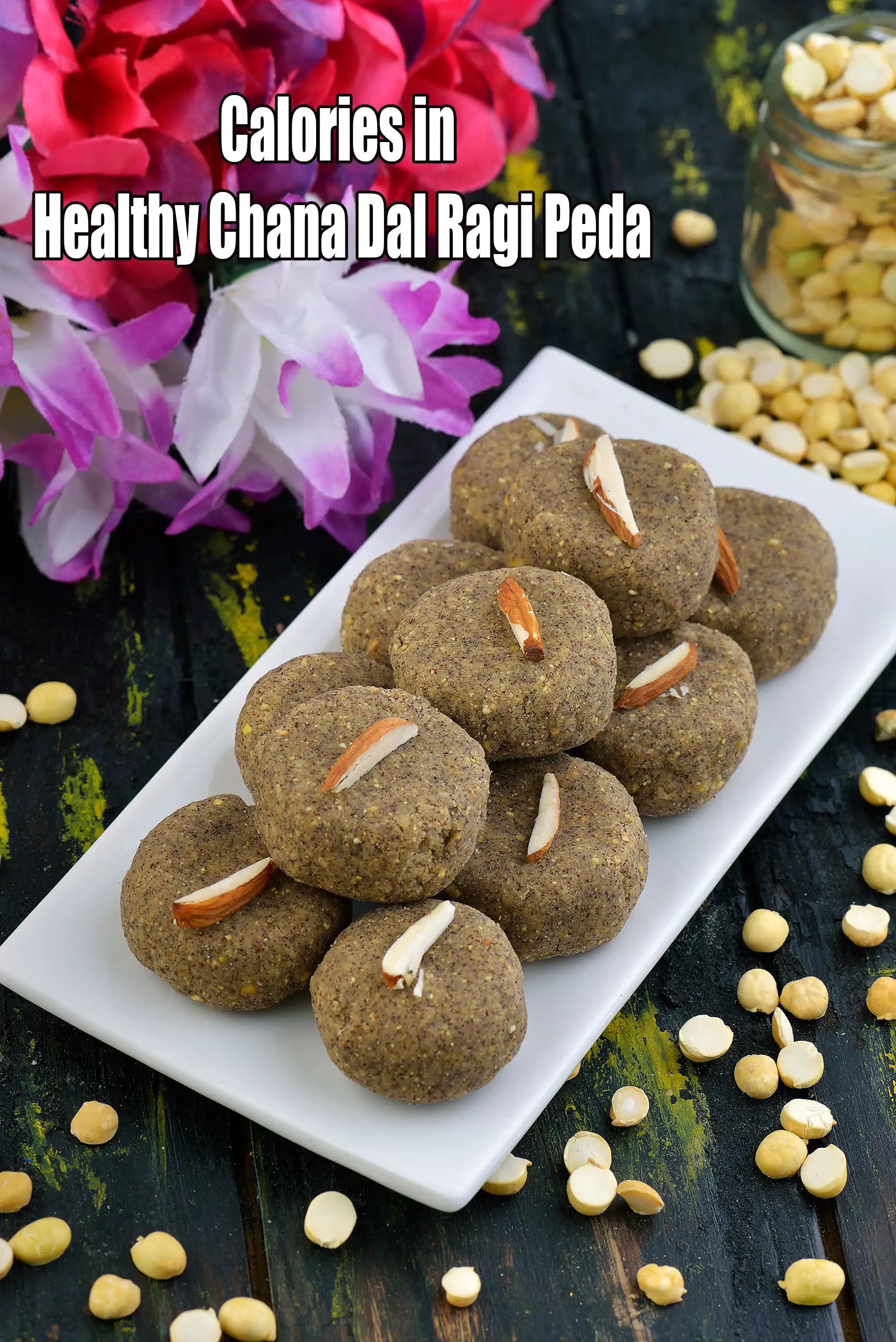 Healthy Chana Dal Ragi Peda