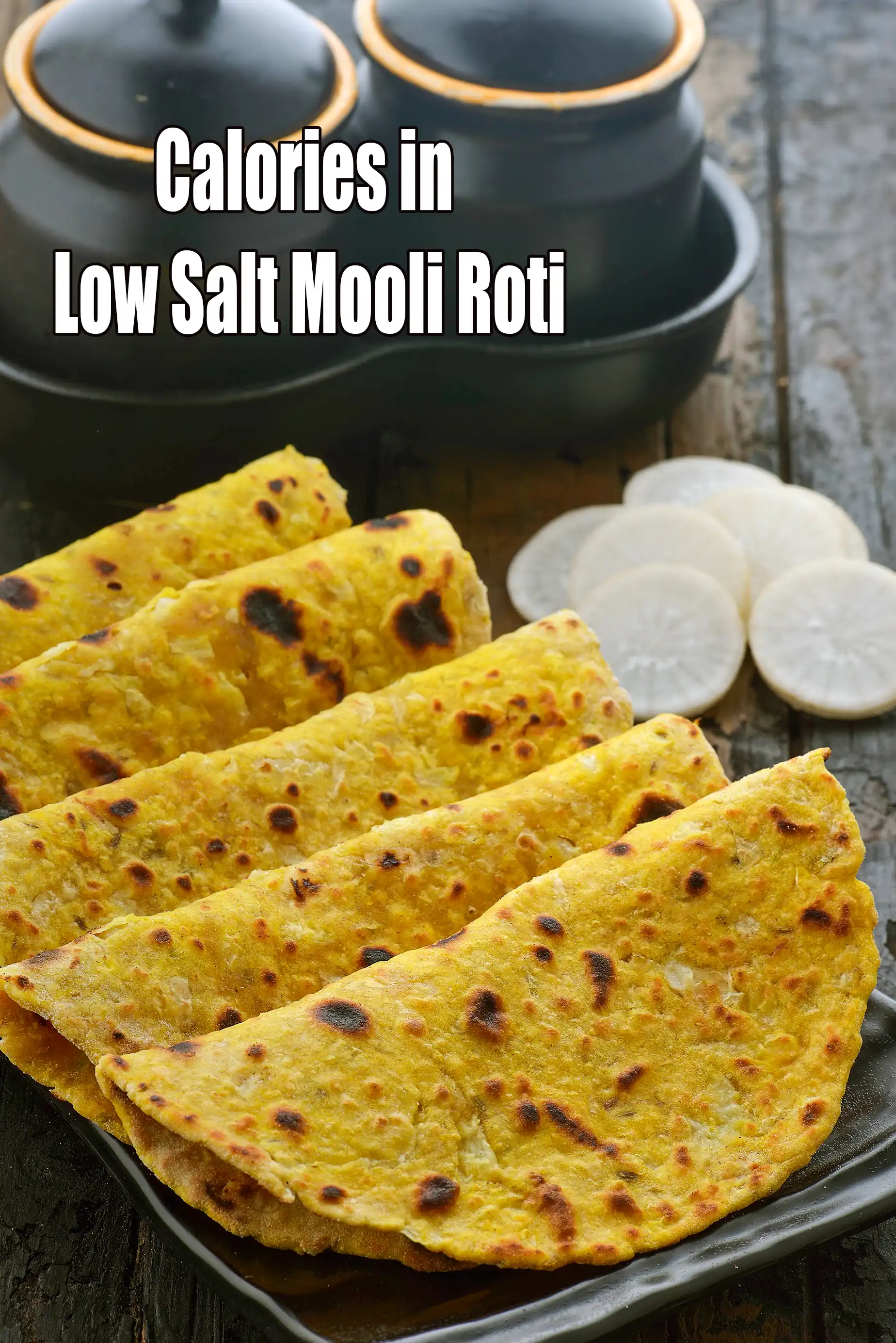 Low Salt Mooli Roti, Nutritious Radish Rotis