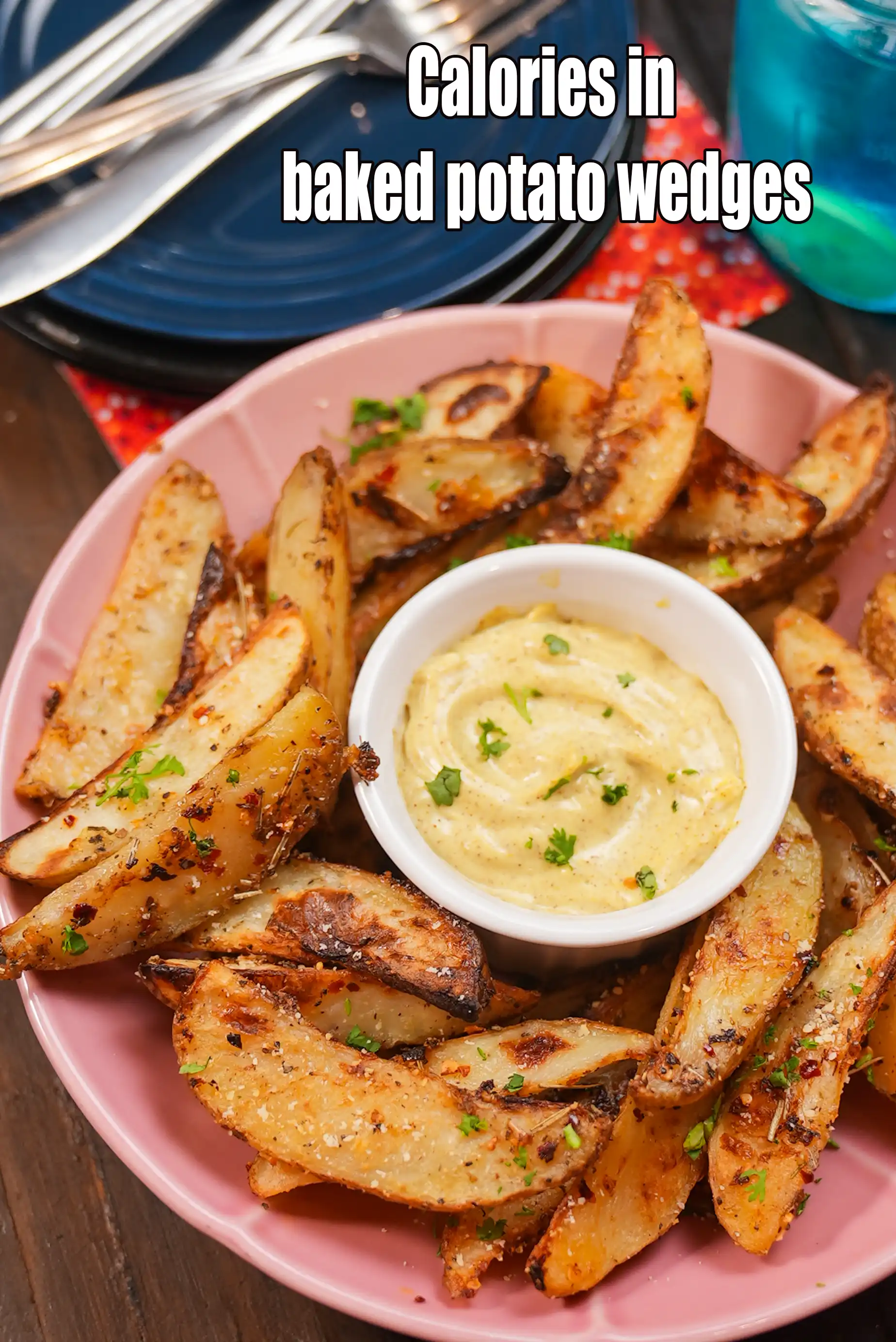 Calories in Baked Potato Wedges