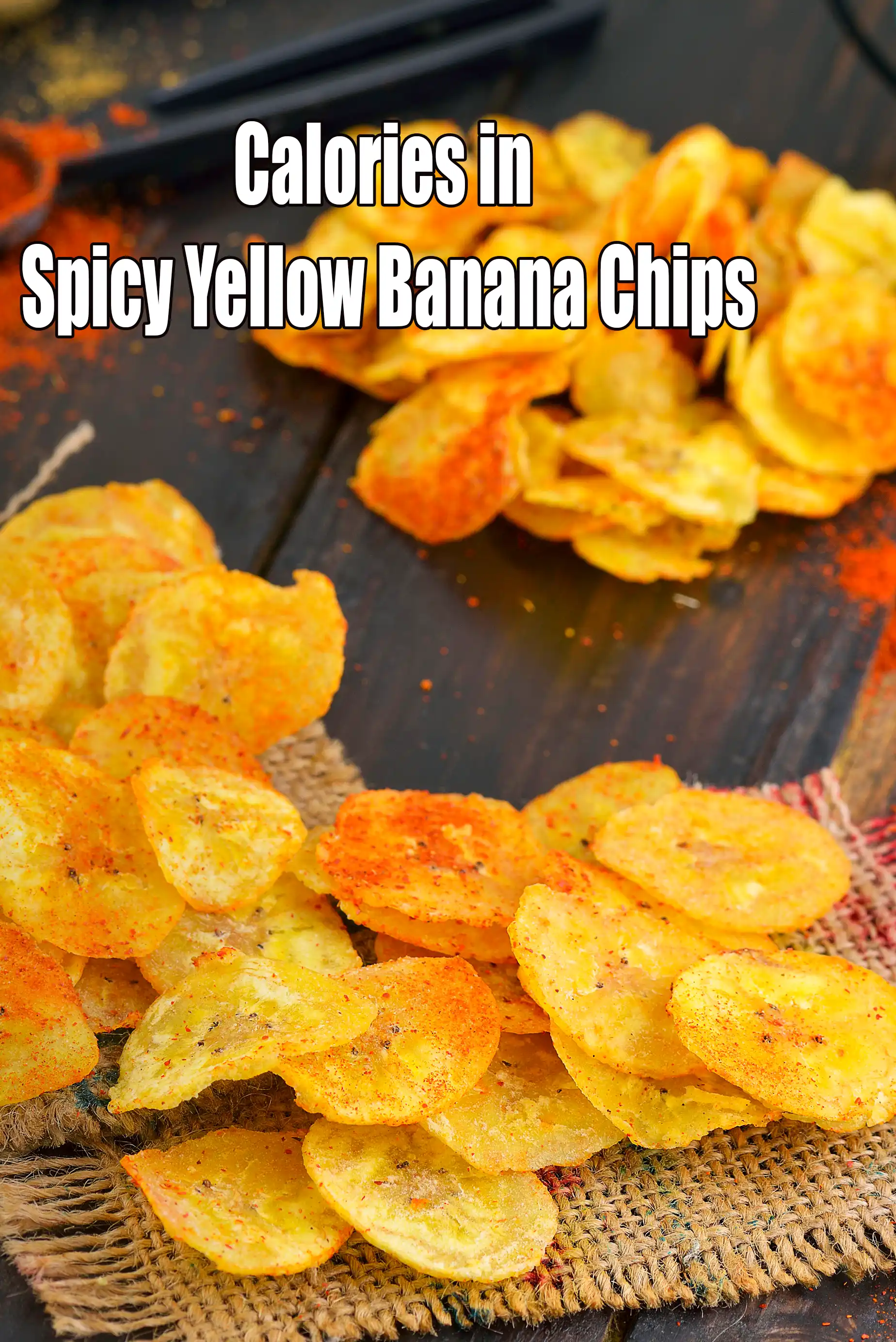 Spicy Yellow Banana Chips, Banana Wafers, Raw Banana Wafers