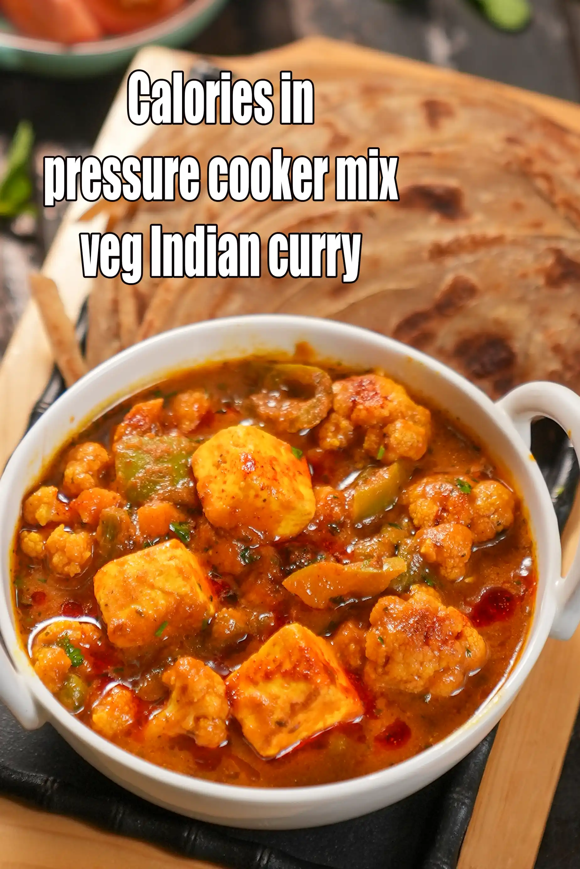 Calories in Pressure Cooker Mix Veg Curry
