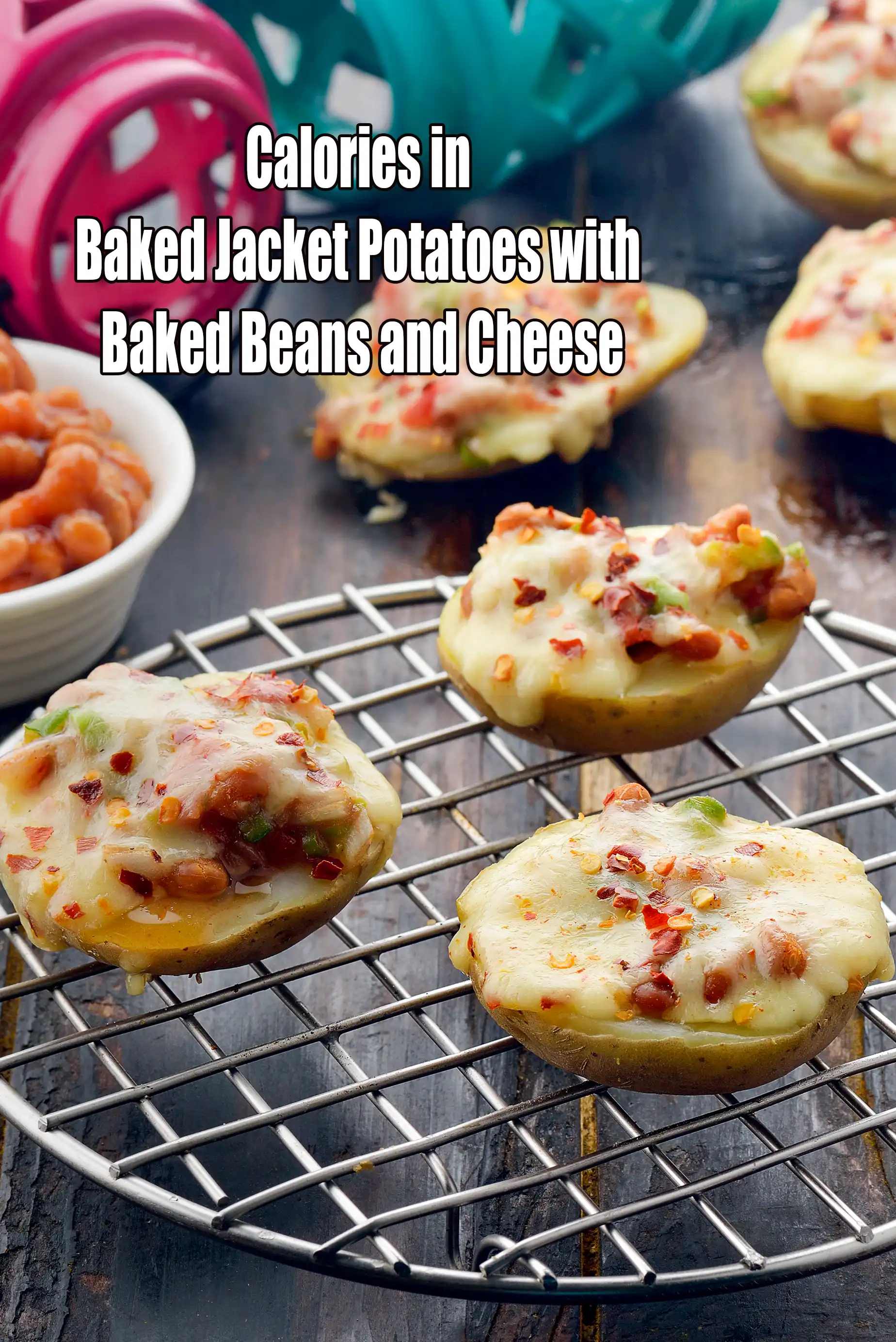 Calories in Baked Jacket Potatoes with Baked Beans and Cheese