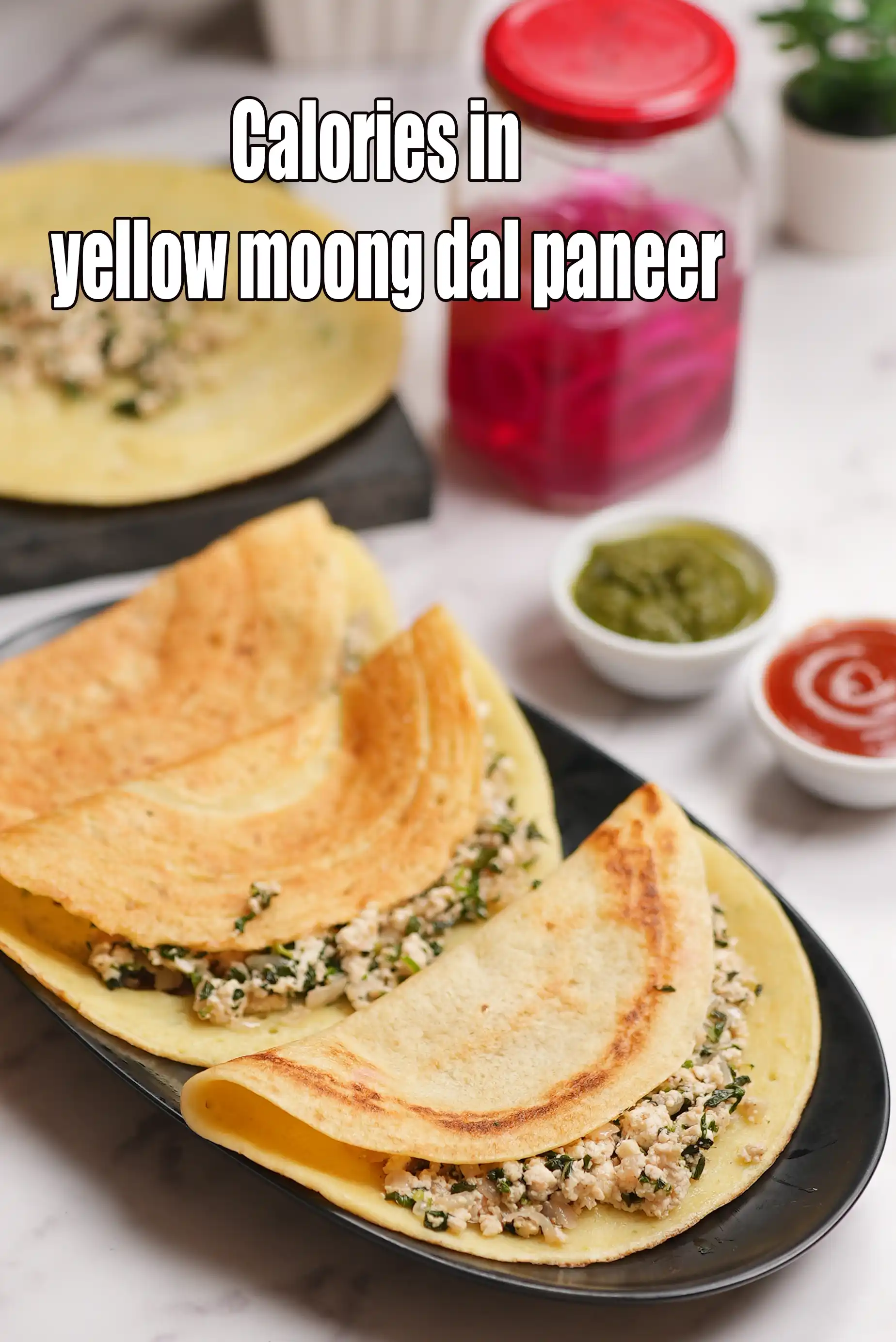 Calories in Moong Dal Paneer Pudina Chilla, Healthy