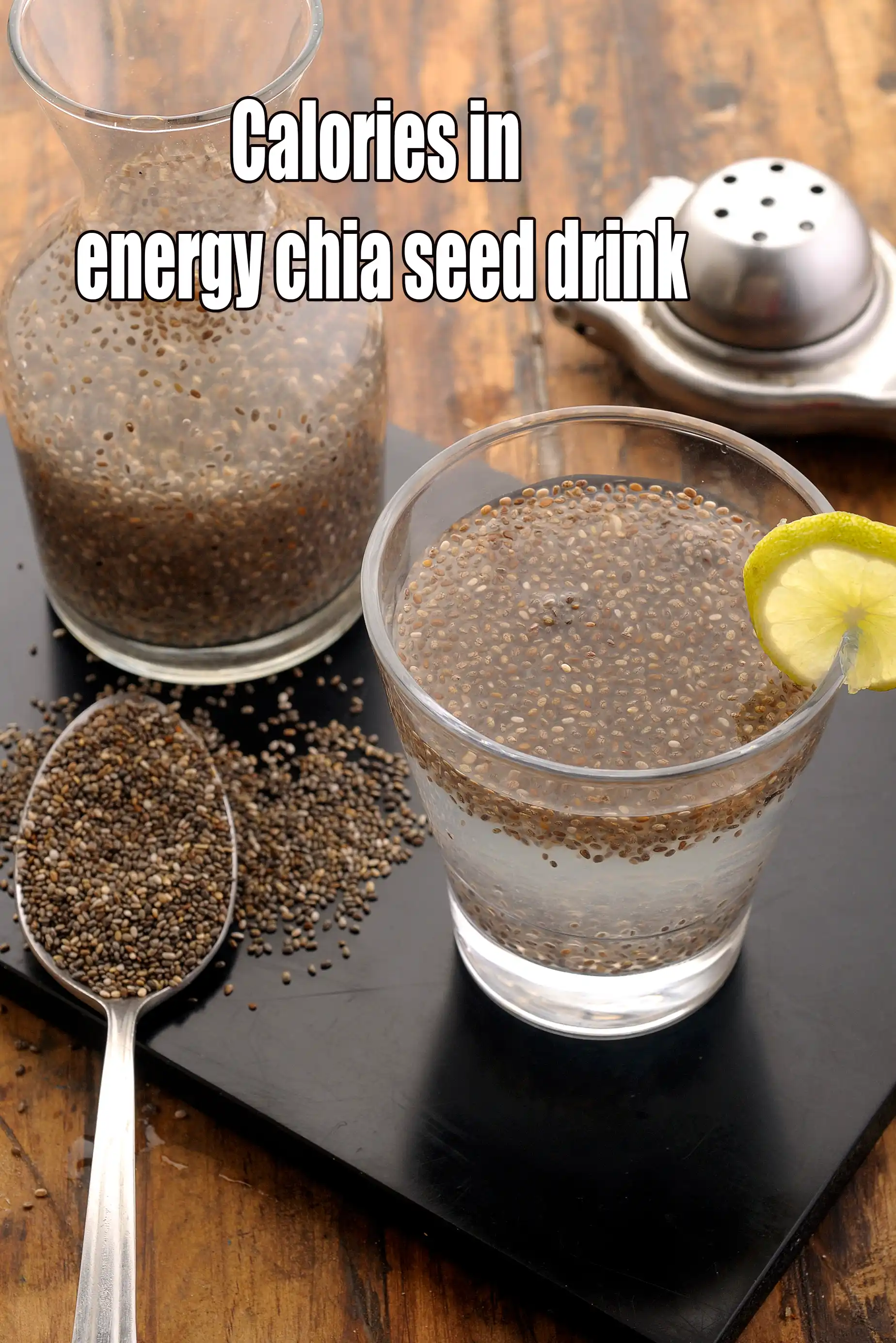 Energy Chia Seed Drink with Lime and Honey, for Endurance Athletes