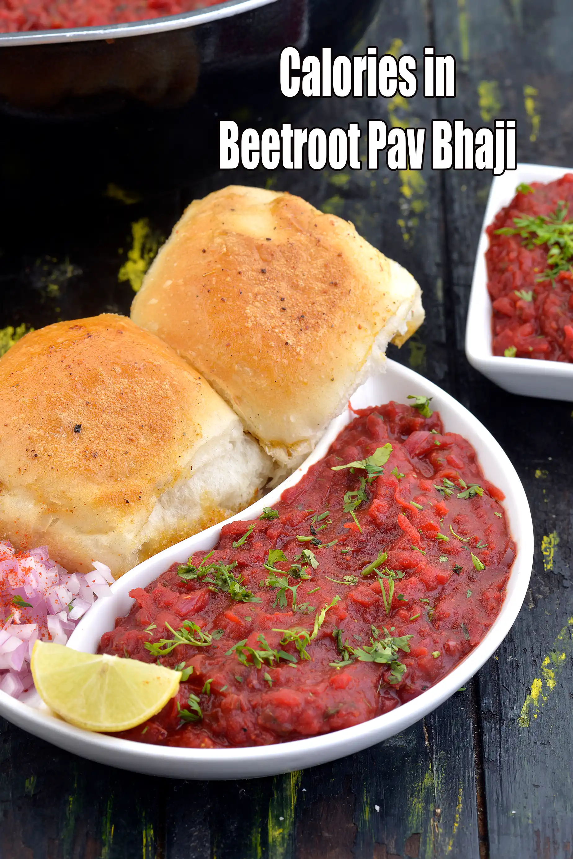 Calories in Beetroot Pav Bhaji Recipe