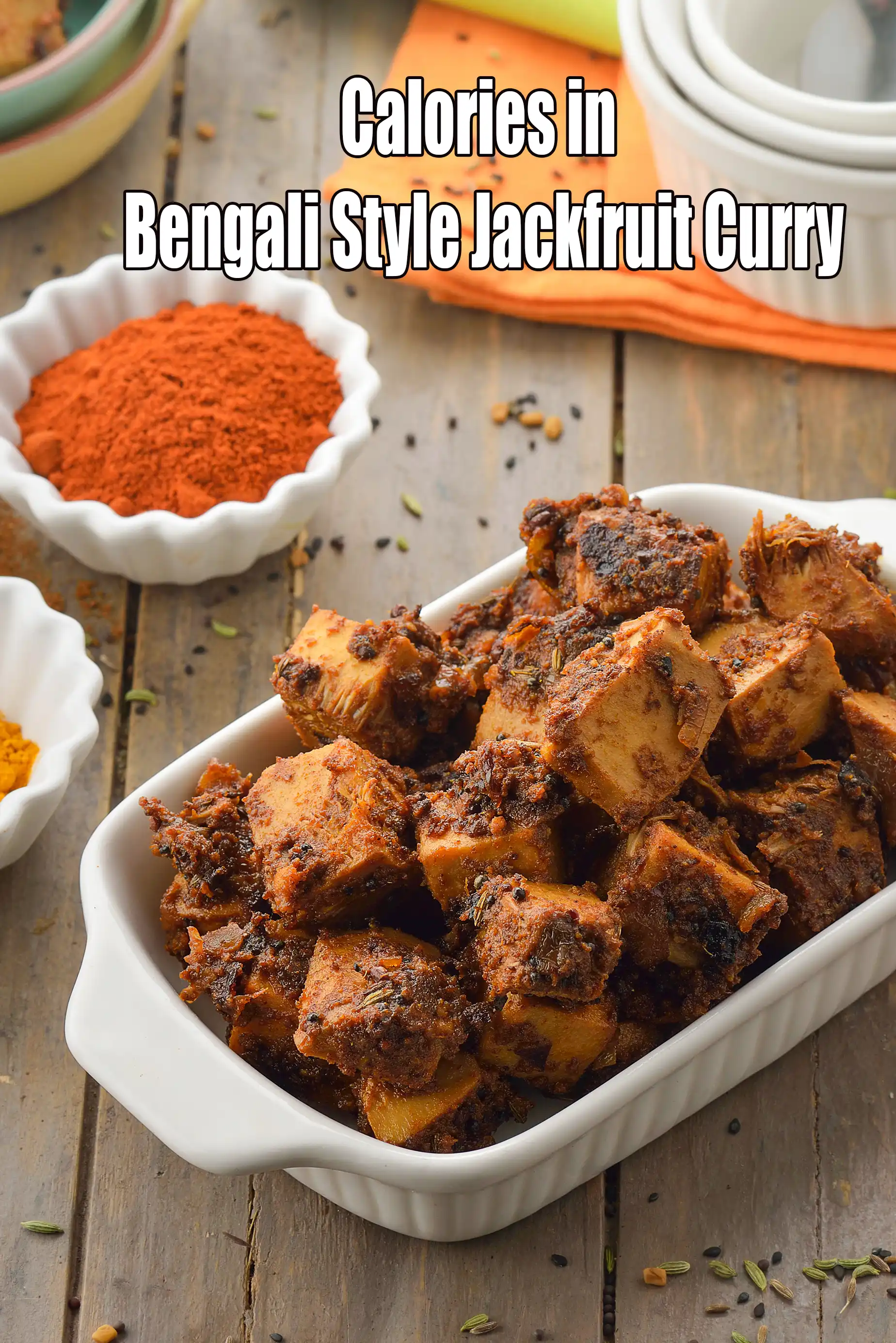 Calories in Bengali Style Jackfruit Curry, Echor Kosha