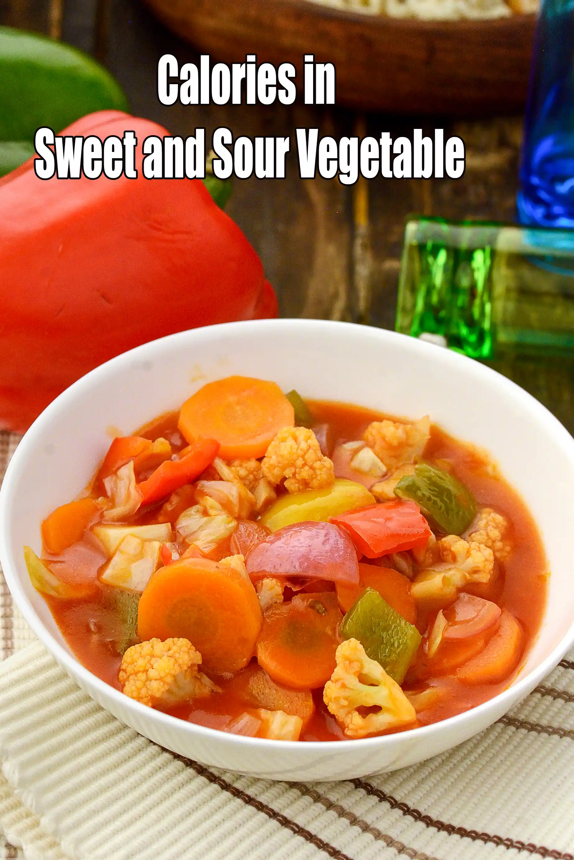 Calories in Sweet and Sour Chinese Vegetable