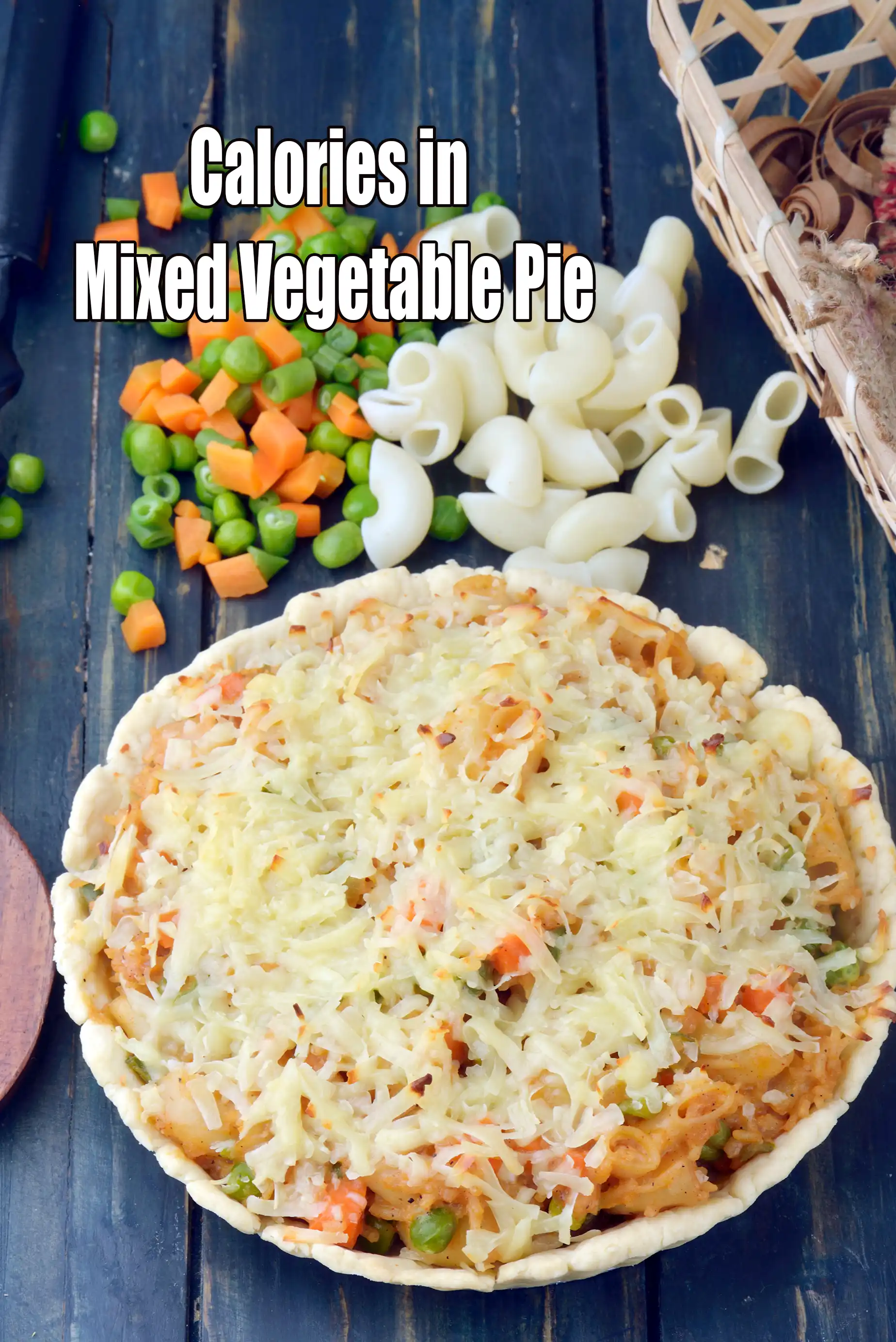 Calories in Mixed Vegetable Pie
