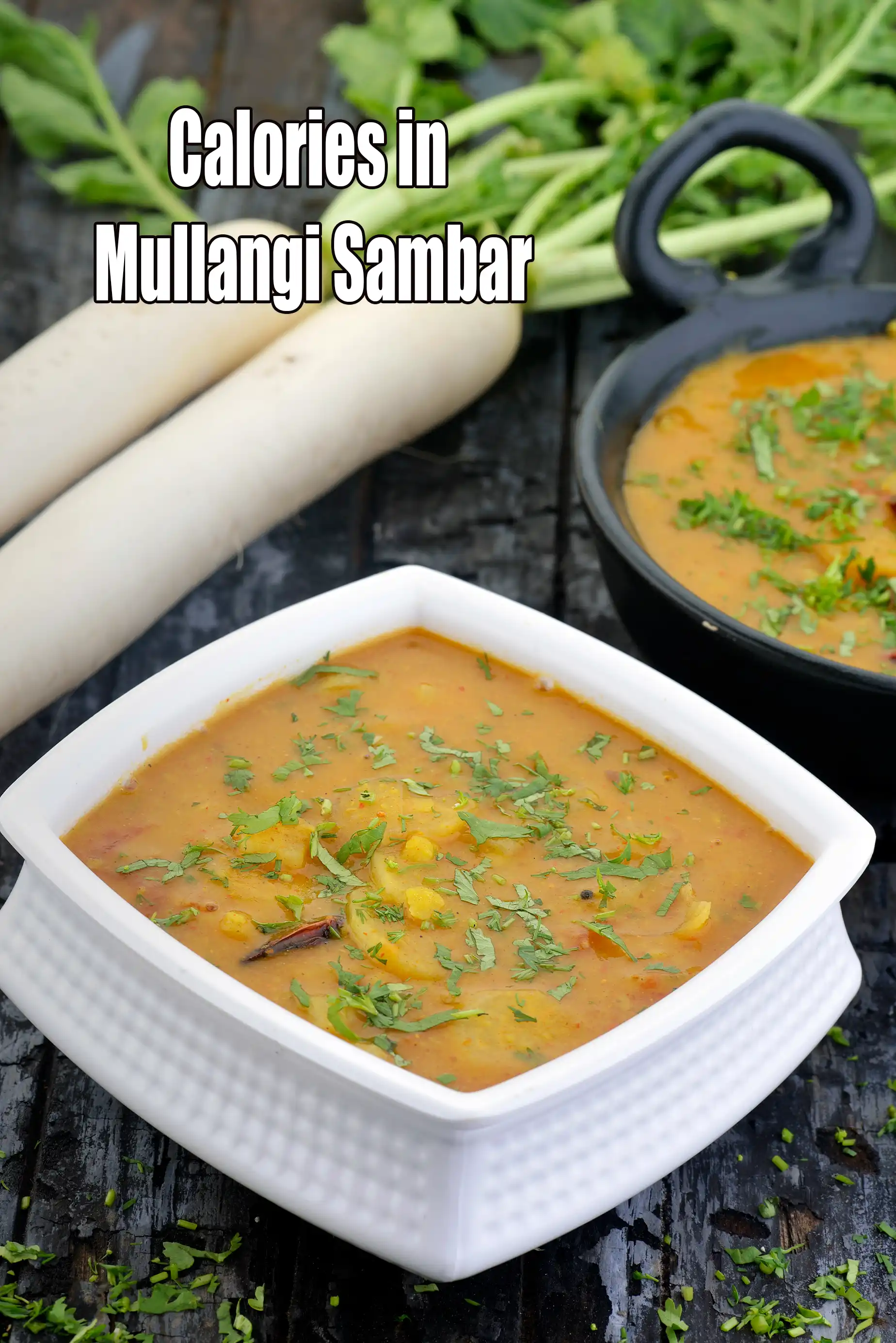 Calories in Mullangi Sambar, South Indian Radish Sambhar