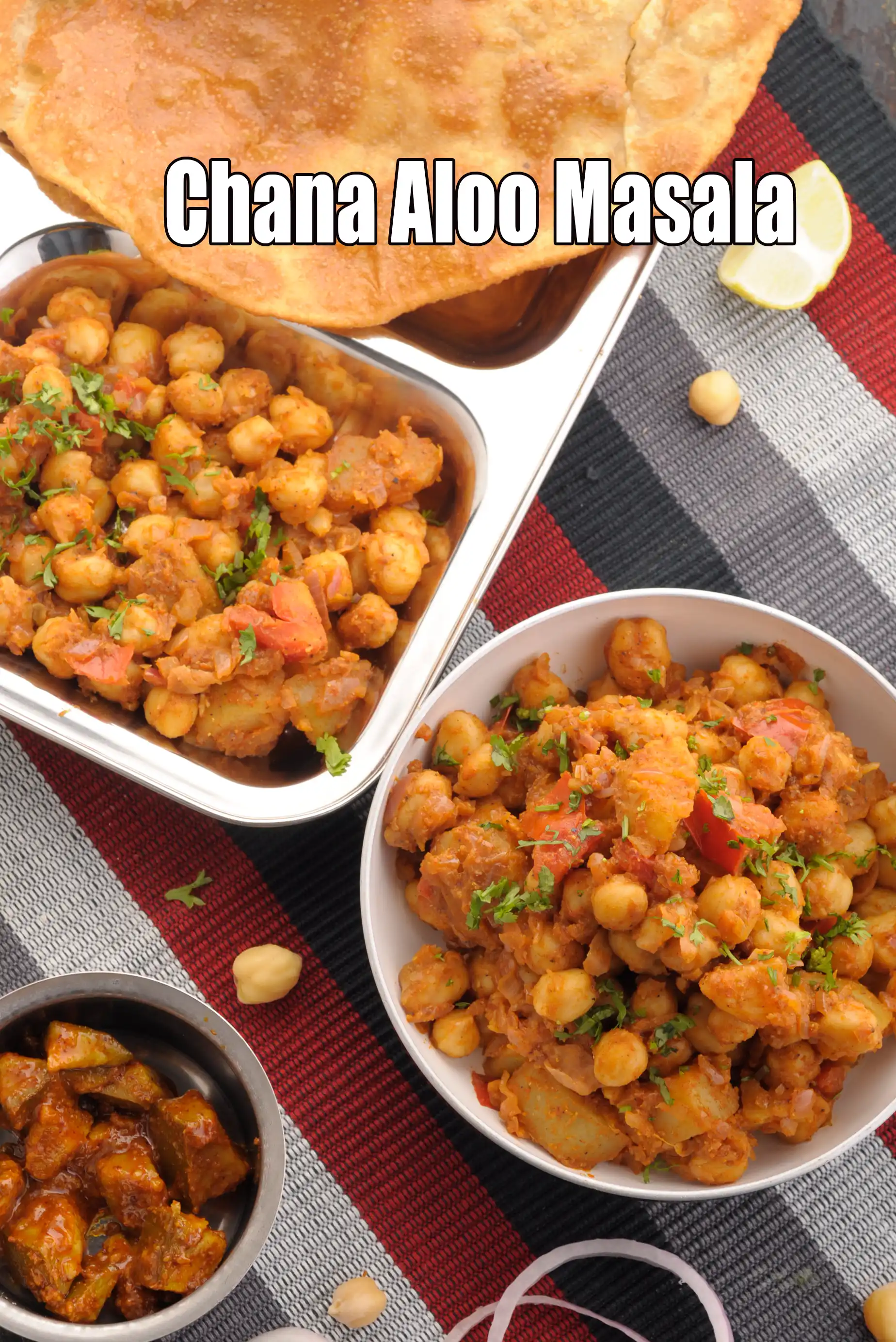 Chana Aloo Masala, Punjabi Style Chole Aloo Masala