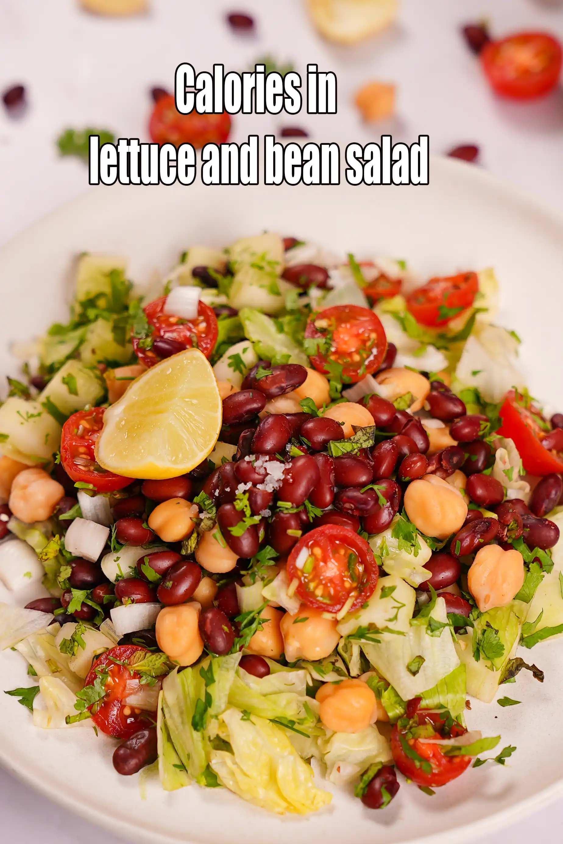 Calories in Lettuce and Bean Salad