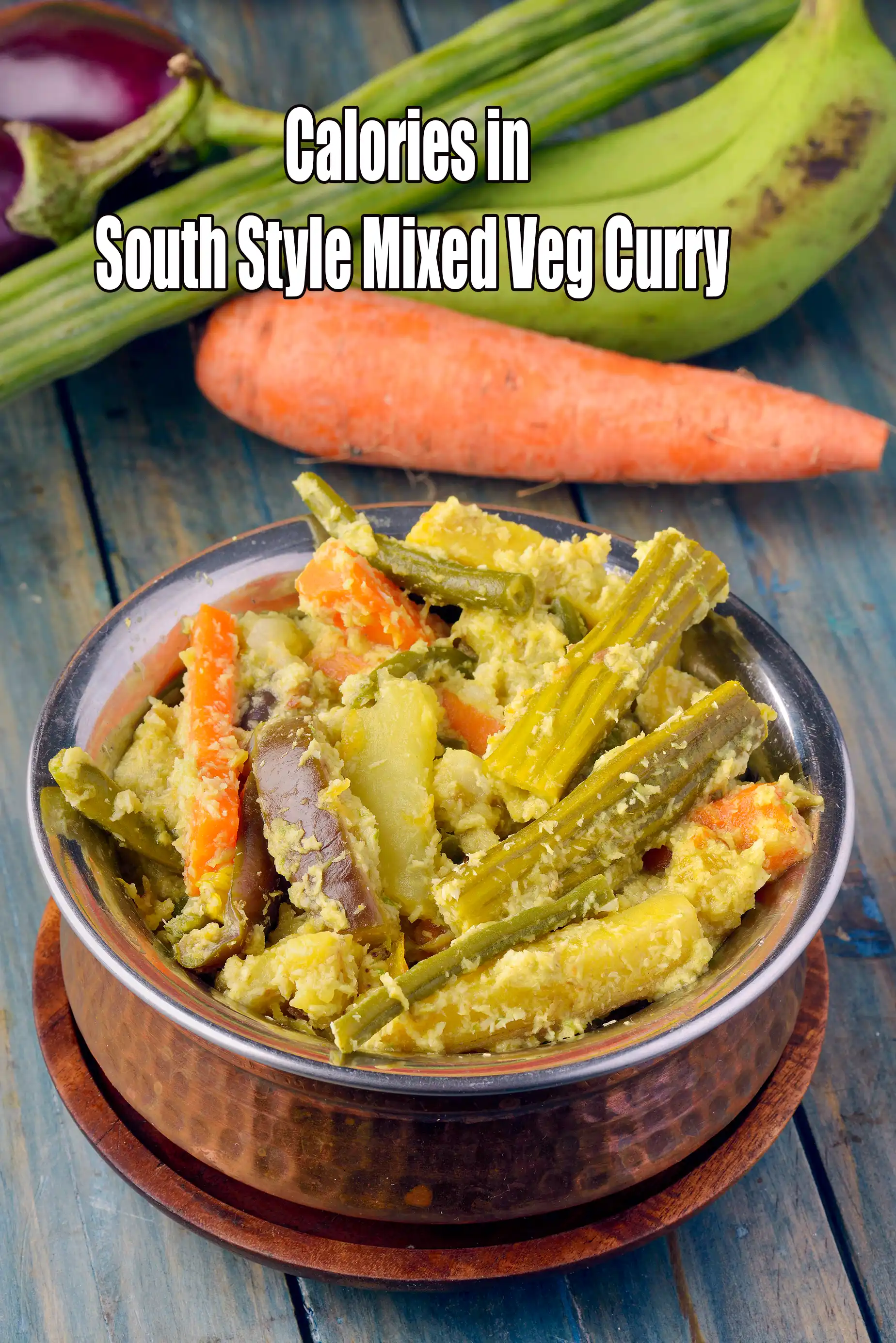 Calories in South Style Mixed Veg Curry