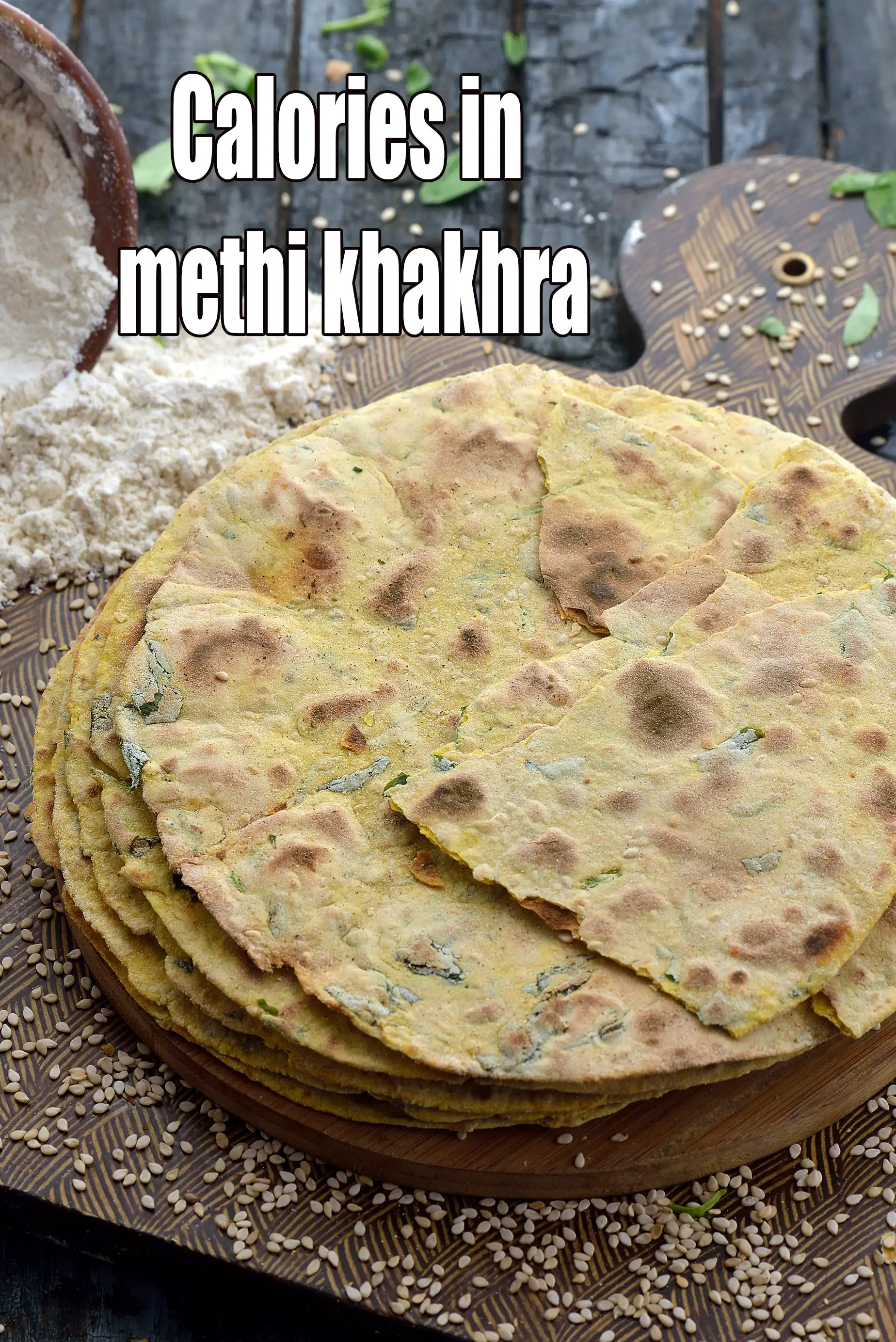 Calories in Whole Wheat Methi Khakhra