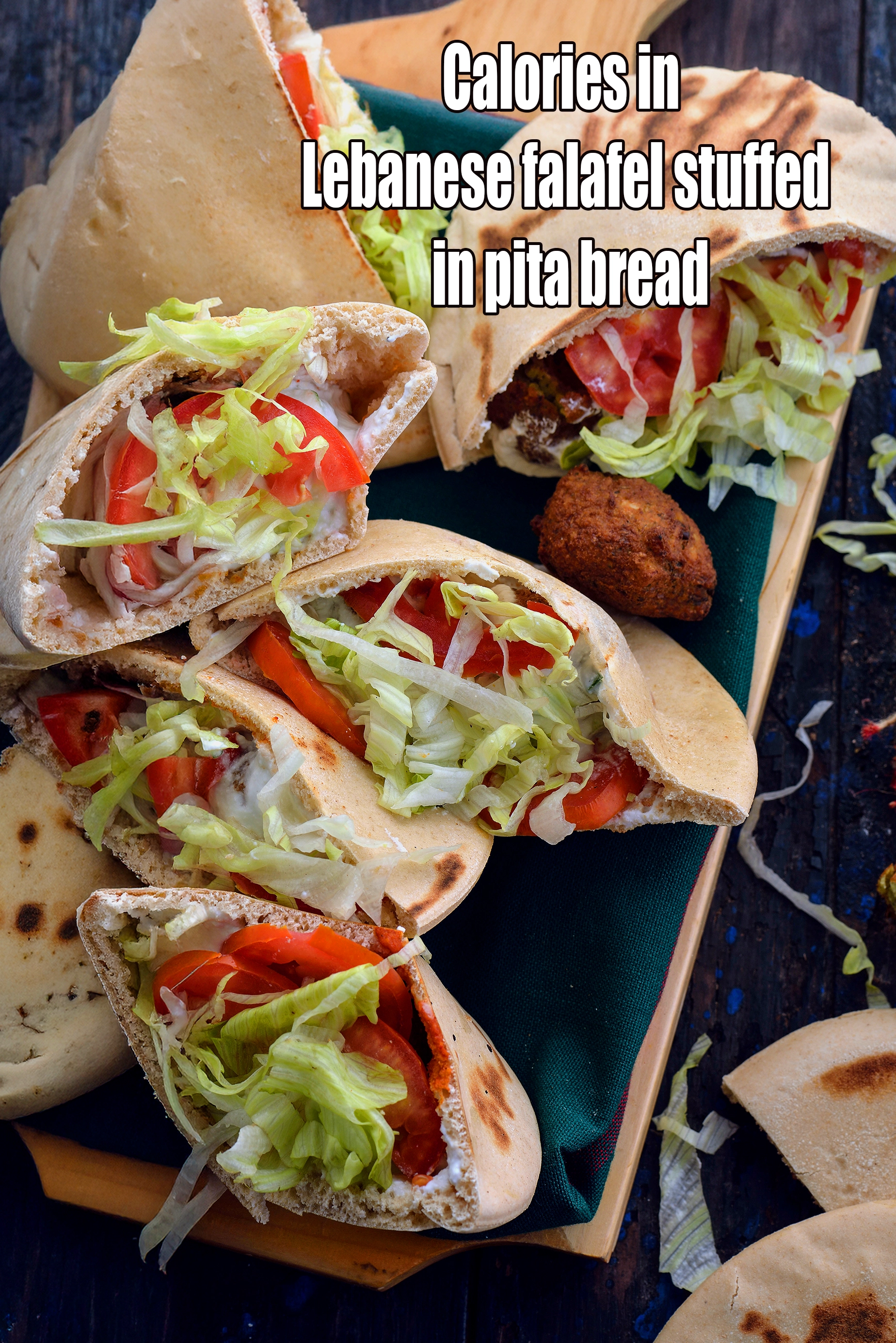 Calories in Lebanese Falafel Stuffed in Pita Bread