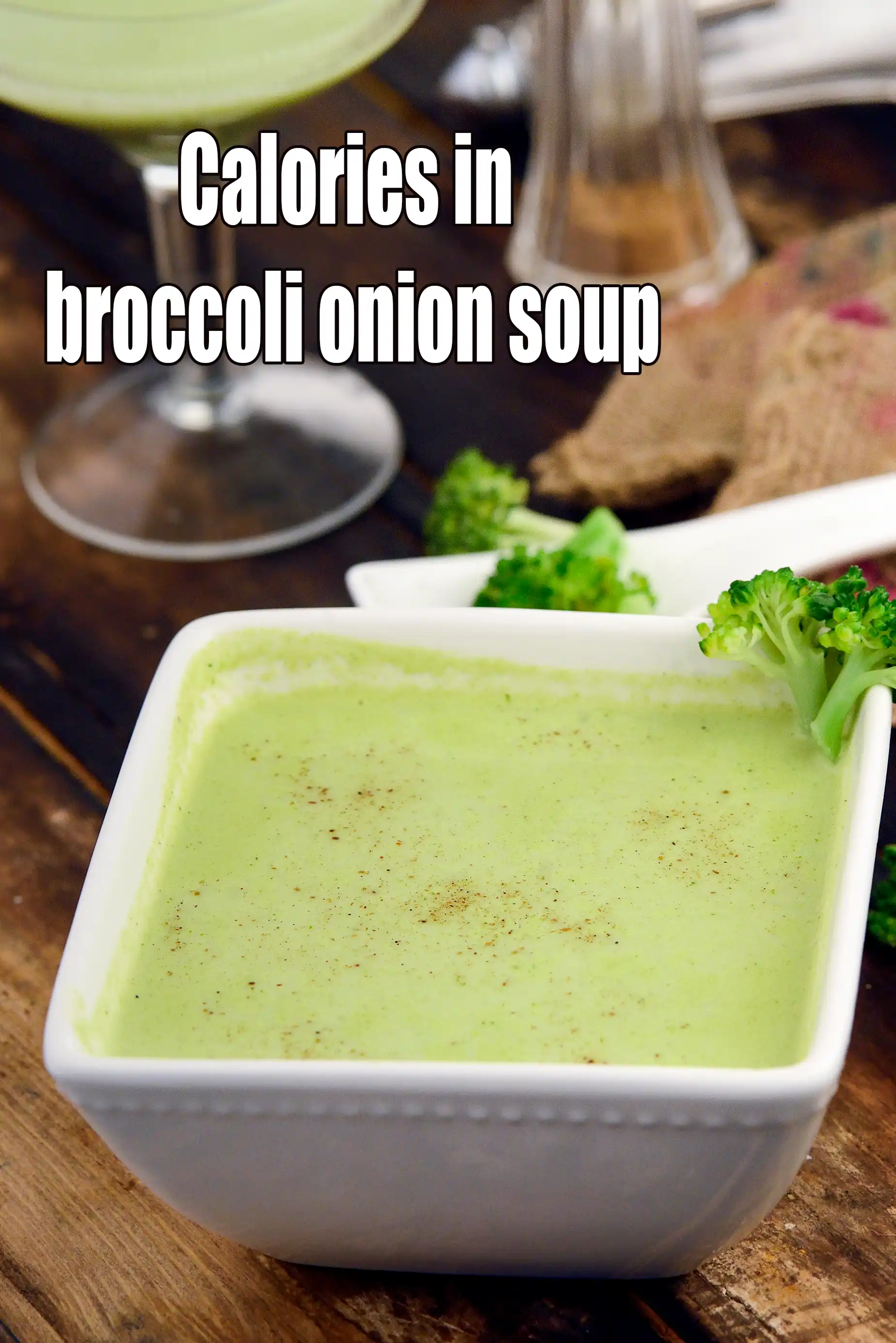 Broccoli Onion Soup ( Calcium Rich)