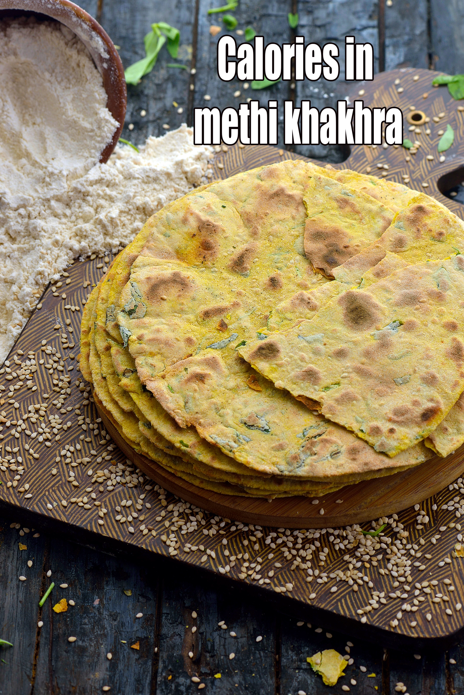 Calories in Whole Wheat Methi Khakhra