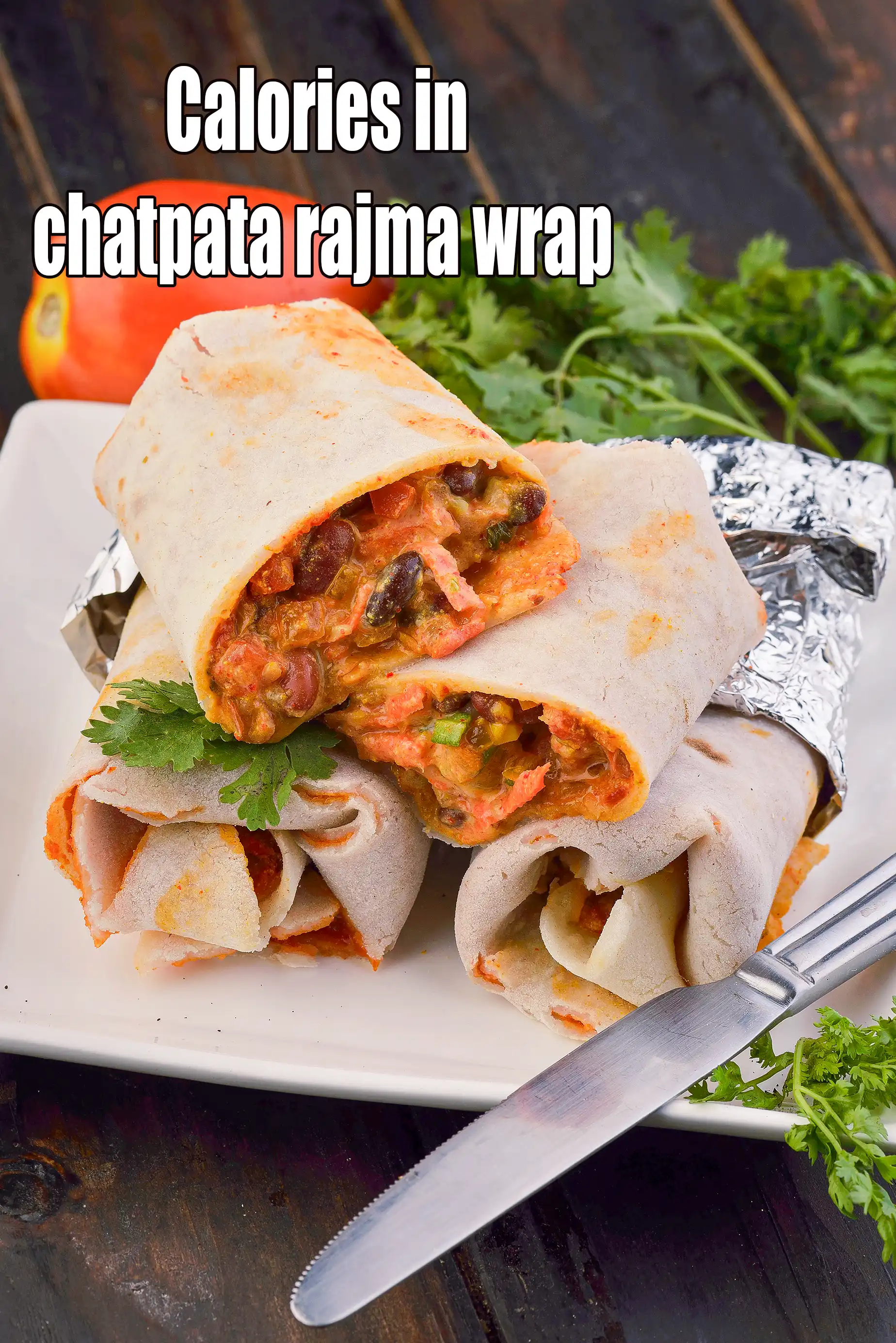 Chatpata Rajma Wrap (  Gluten Free Recipe)