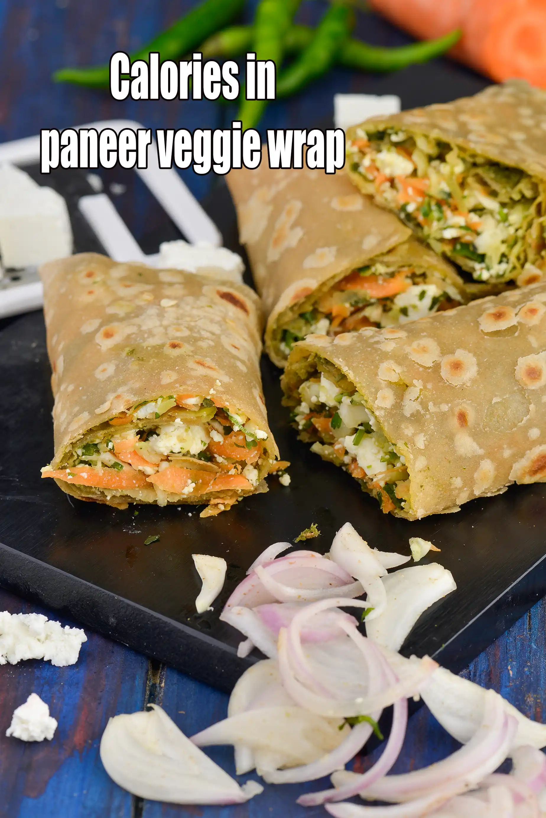 Calories in Paneer Veggie Wrap